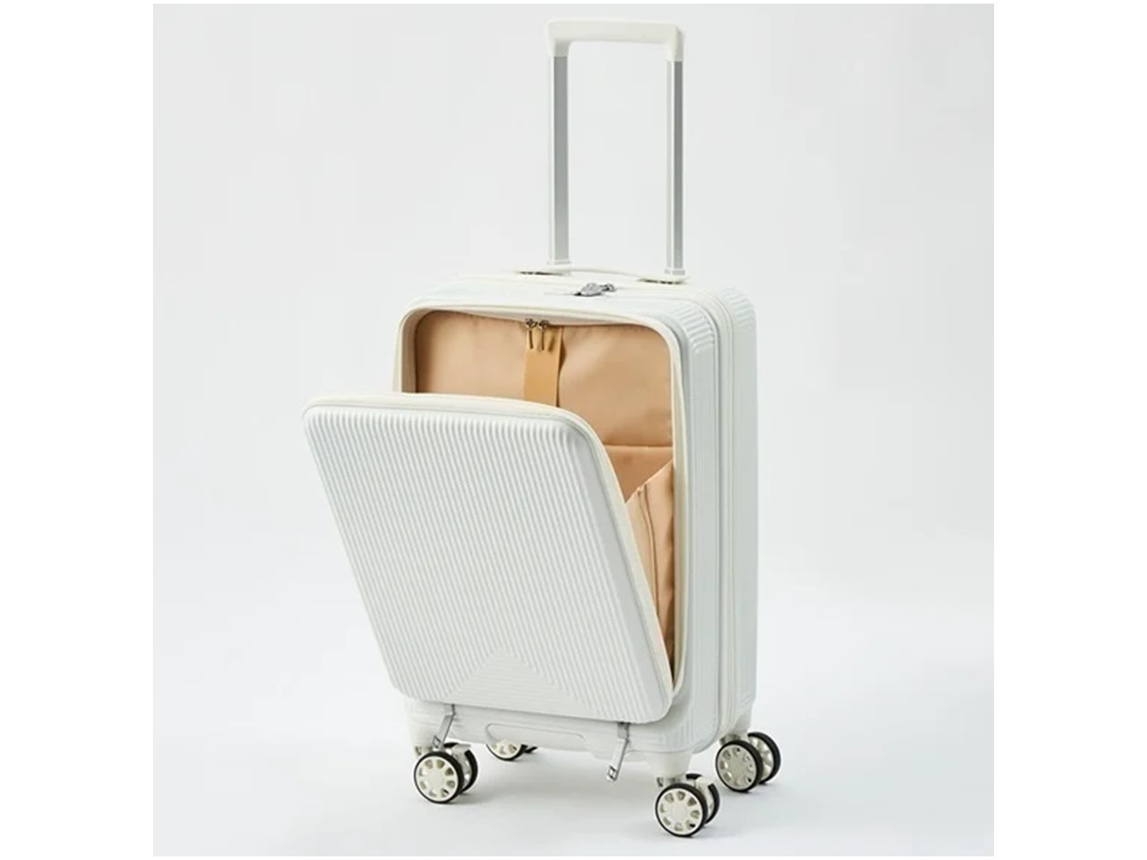 「トップバリュ フロントオープンジッパーキャリー Sサイズ」20％オフで1万2144円