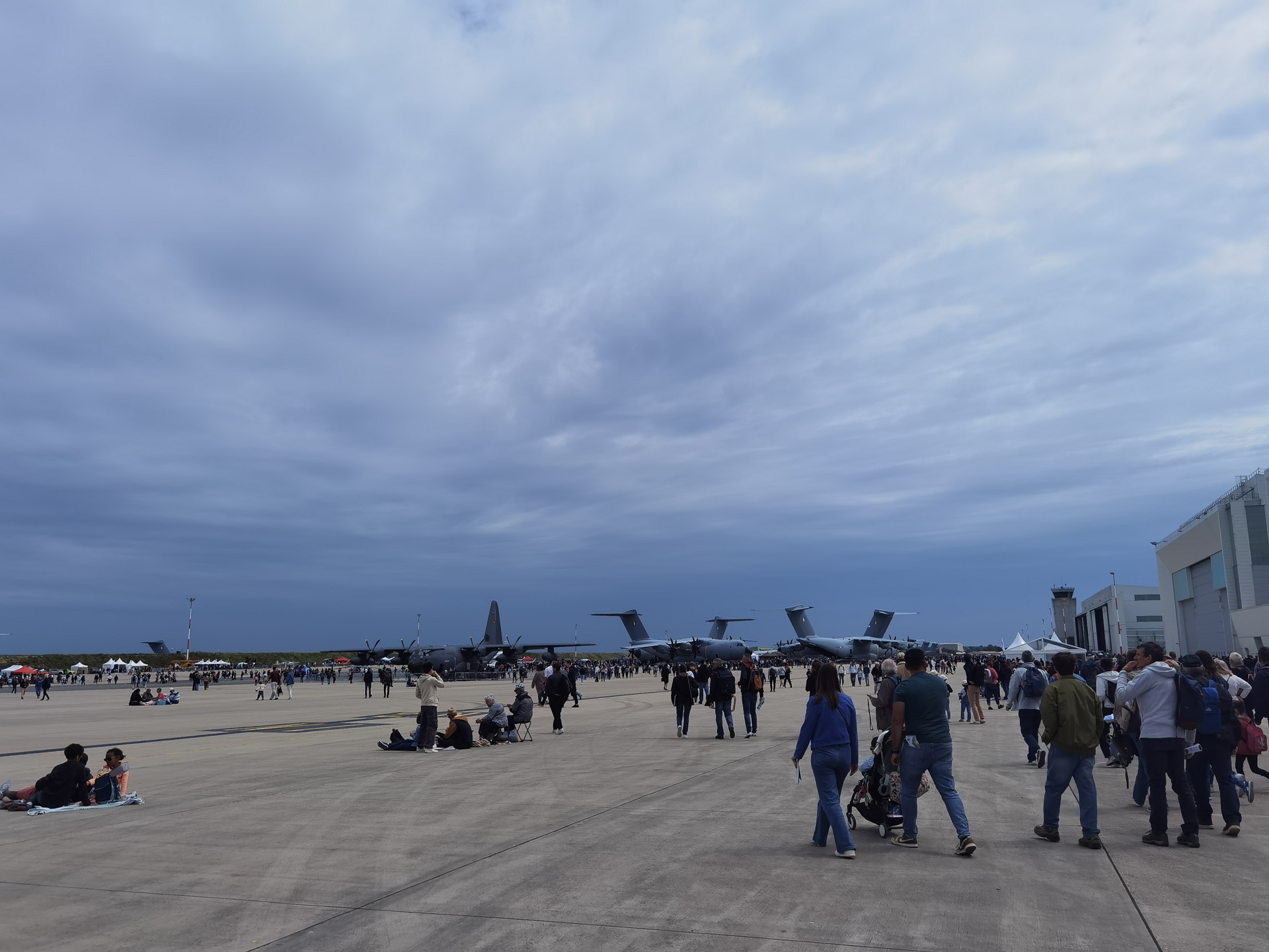 航空ショーの様子