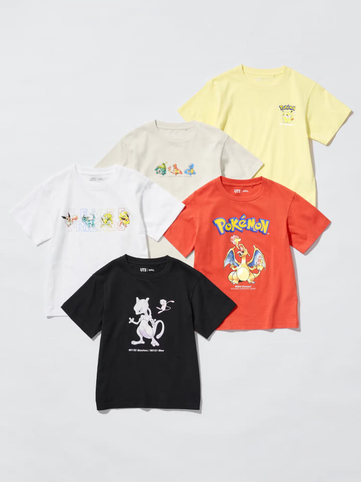 ユニクロ、初代「ポケモン」UTは本日発売。当時の“水彩風”キャラデザ用