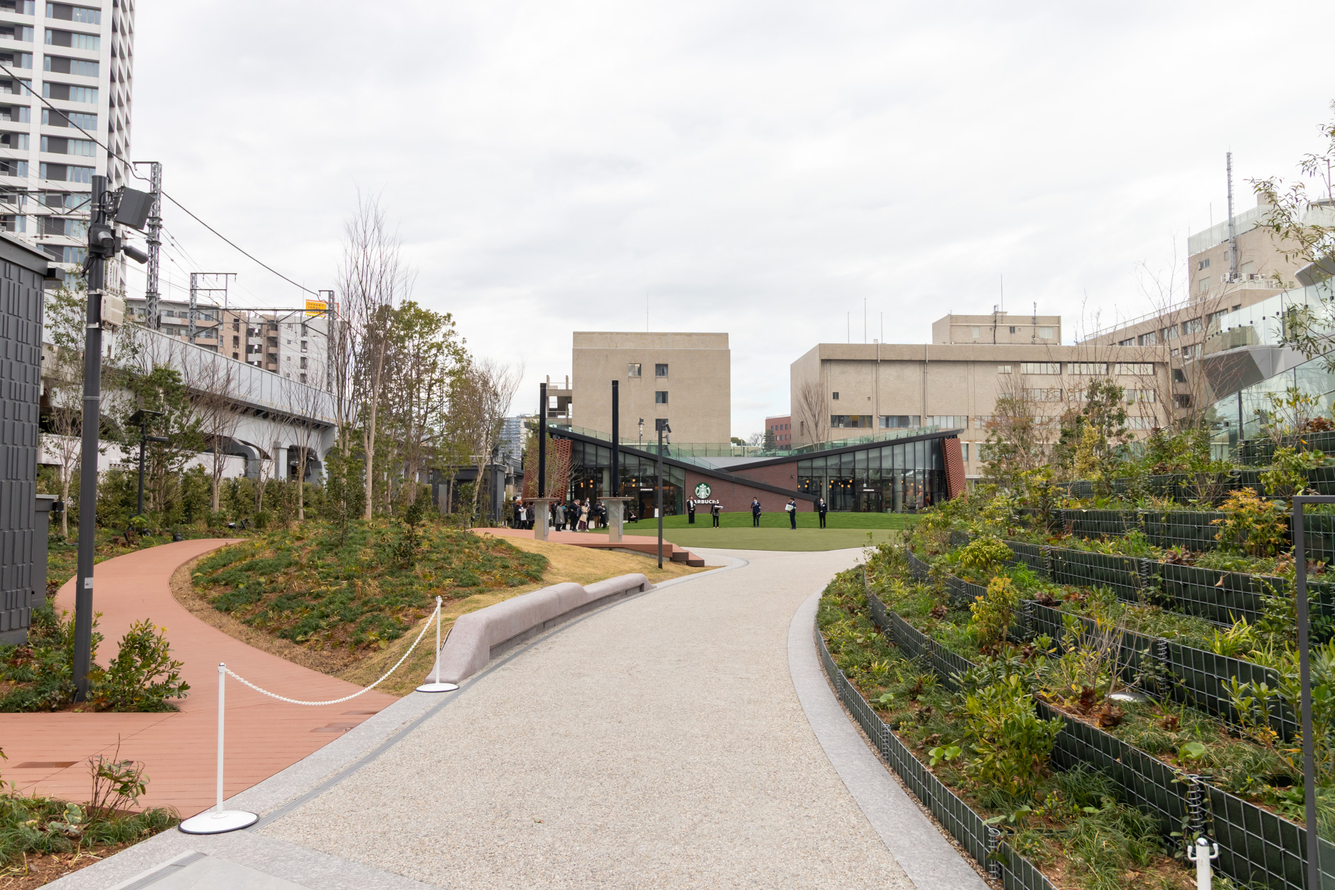 広域避難場所にもなる「TRACKS PARK」