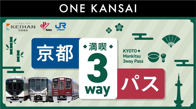 ONE KANSAI 京都満喫 3wayパス