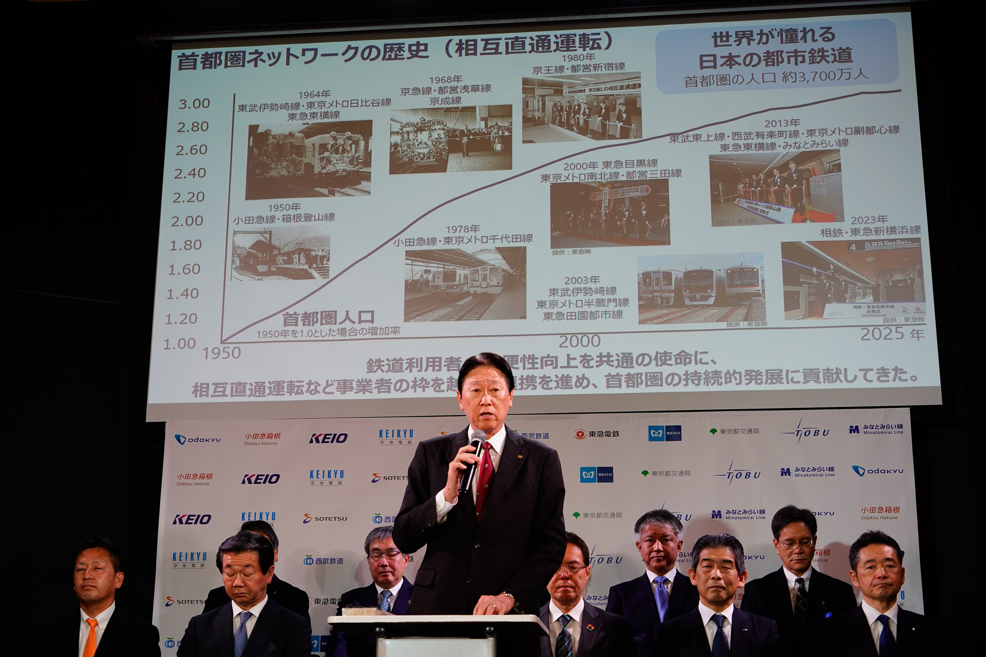 最初に説明に立った、東急電鉄株式会社 取締役専務執行役員 鉄道事業 本部長 伊藤篤志氏。相互乗り入れによるネットワークの利便性拡大は首都圏の鉄道における特徴だが、それが運賃計算を複雑にしてもいる