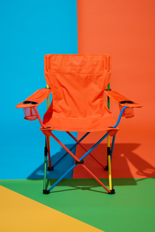 【限定コラボ】Coleman × BEAMS ワゴン＆テーブルセット コールマン×ビームス別注「ファンチェア ダブル」「コンパクト チェア