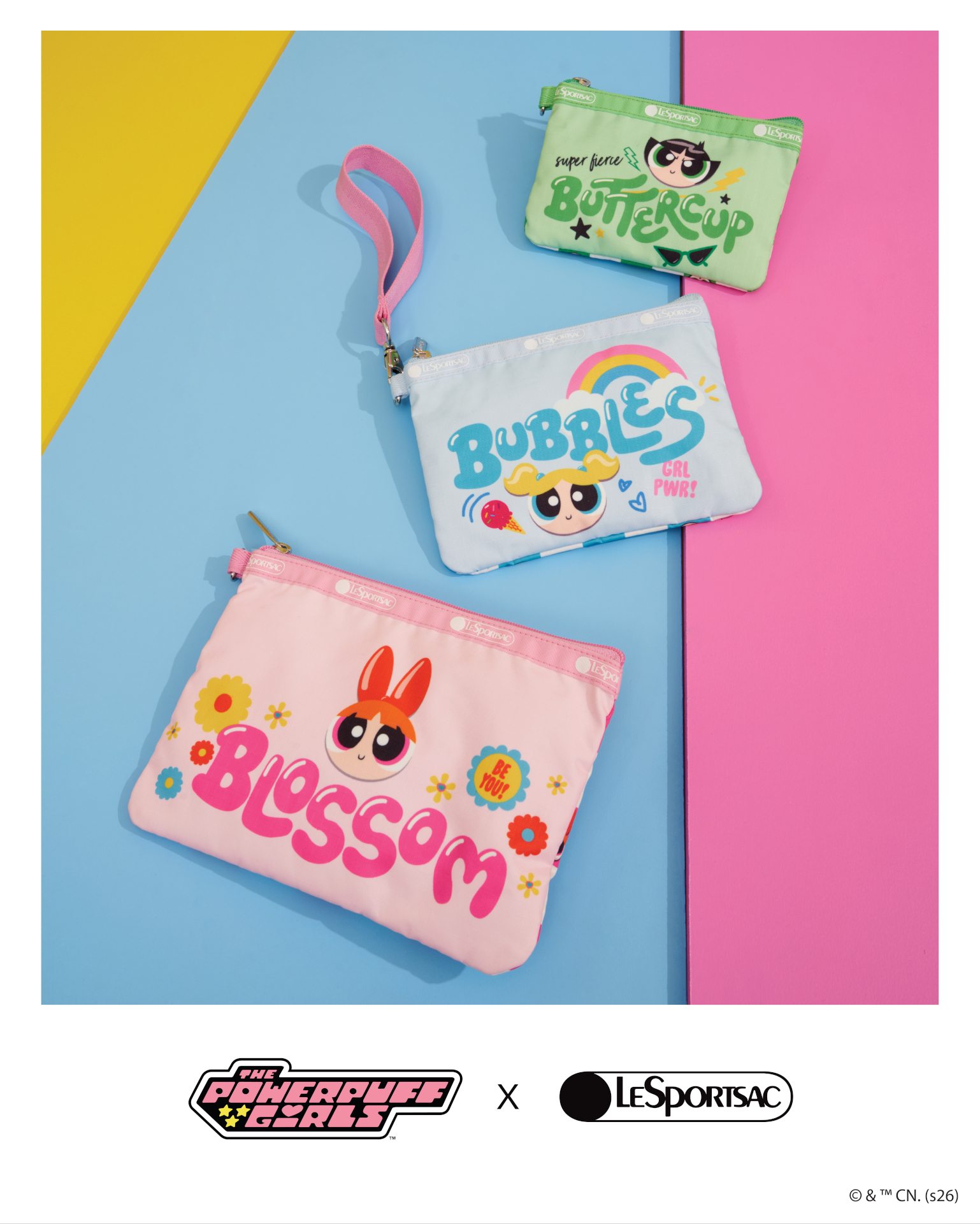 3点セットのWristlet Pouch Set（1万3200円）