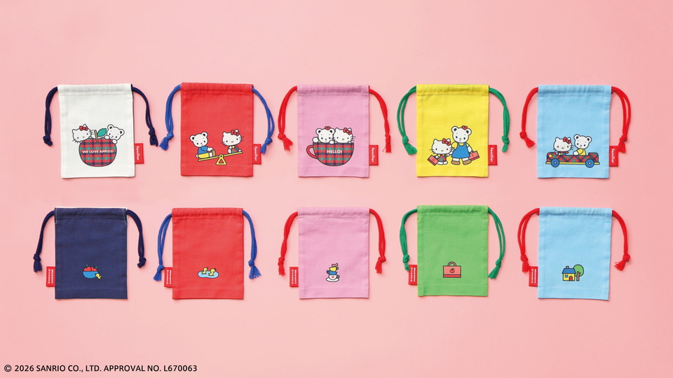ハローキティ×ファミリア、「ファミちゃん」お誕生日に初コラボ。撮影