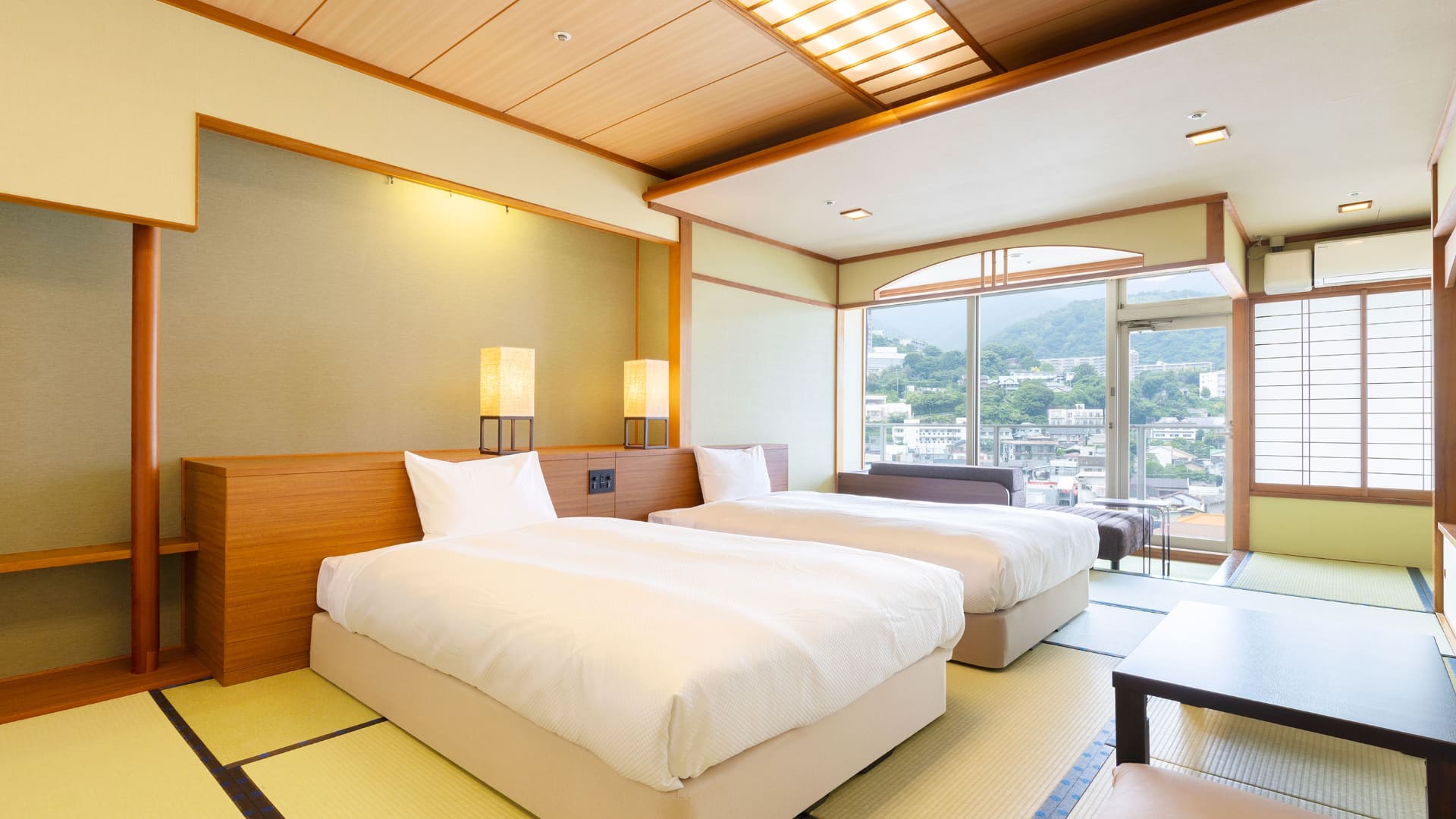 客室一例（スタンダード和ベッドツイン12畳内風呂あり）