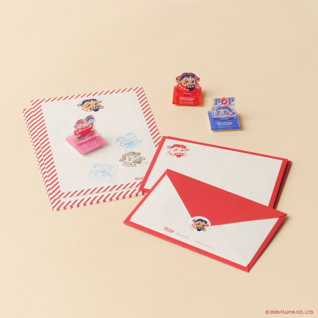 レターセット（1320円）、スタンプ（各935円）