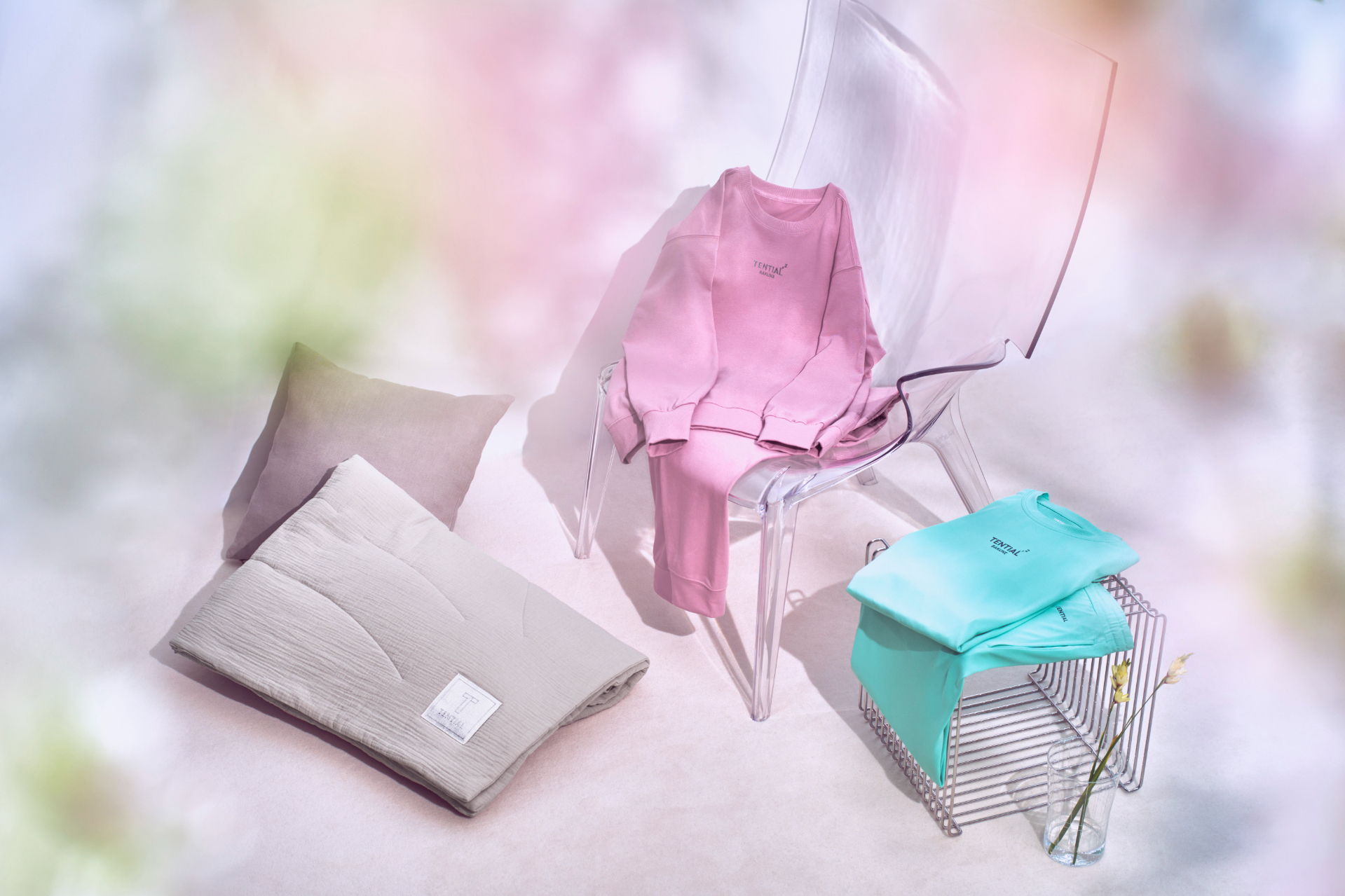 春の眠りをサポートする快眠フルセット（長袖上下セット、掛け布団など）