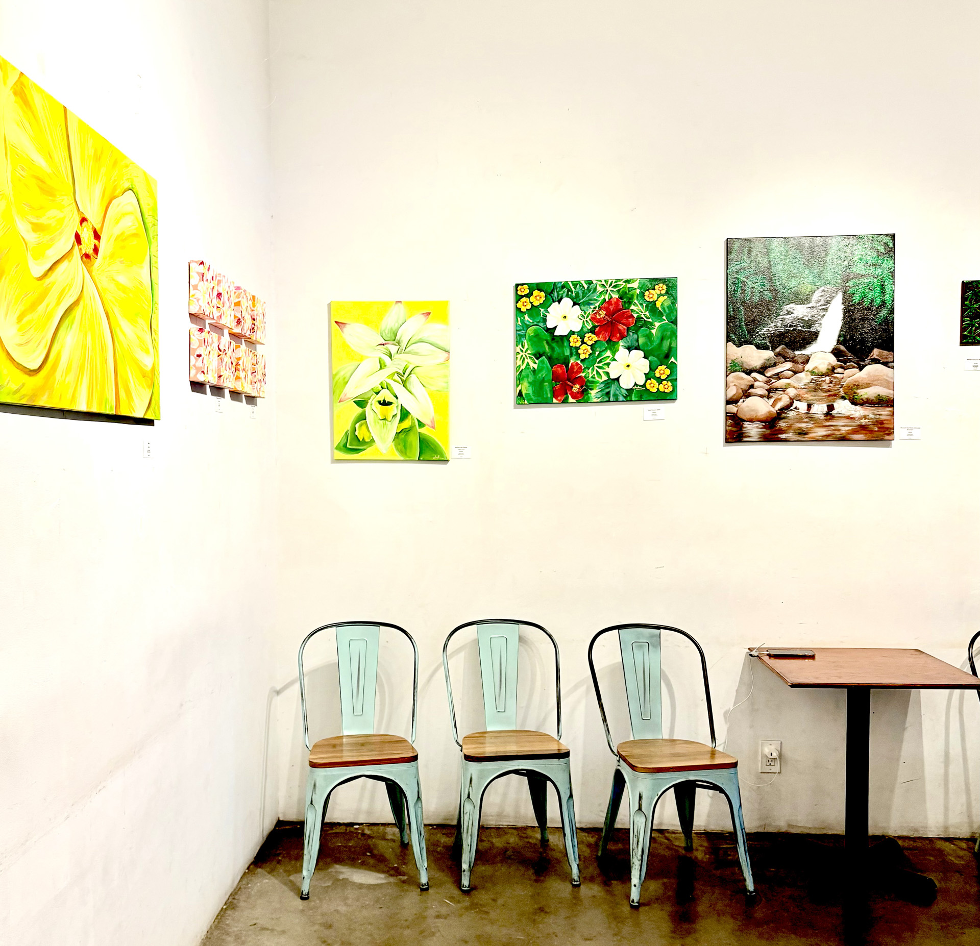 高校と大学時代にアートの勉強に専念し、今回初の個展開催に至った