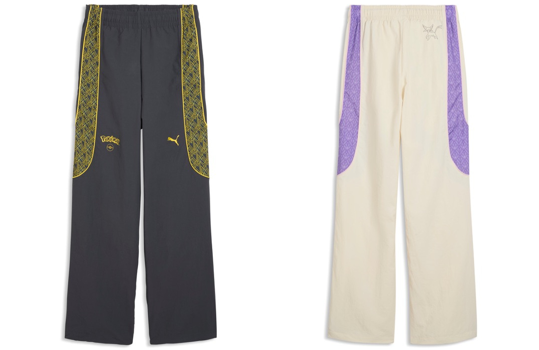 「PUMA × Pokémon PUMATECH-X RELAXED TRACK PANTS WV」（各1万3200円）