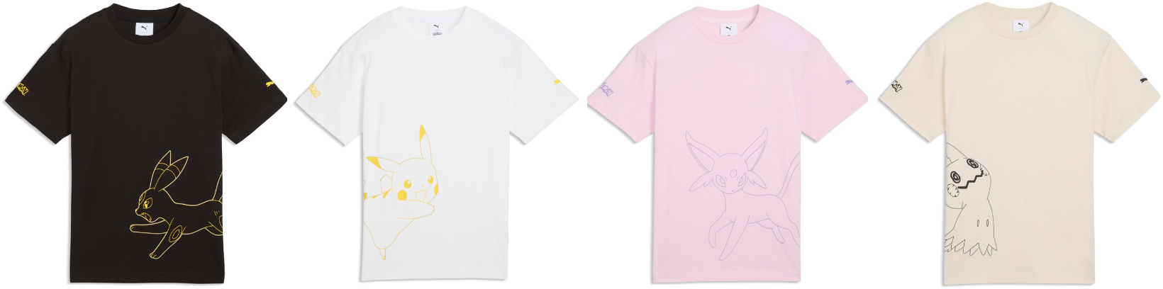 「PUMA × Pokémon RELAXED SHORTS 7INCH TR」（各8800円）