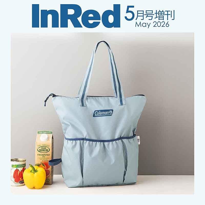 宝島社「InRed」5月号増刊は、コールマンの大容量トートバッグが付録