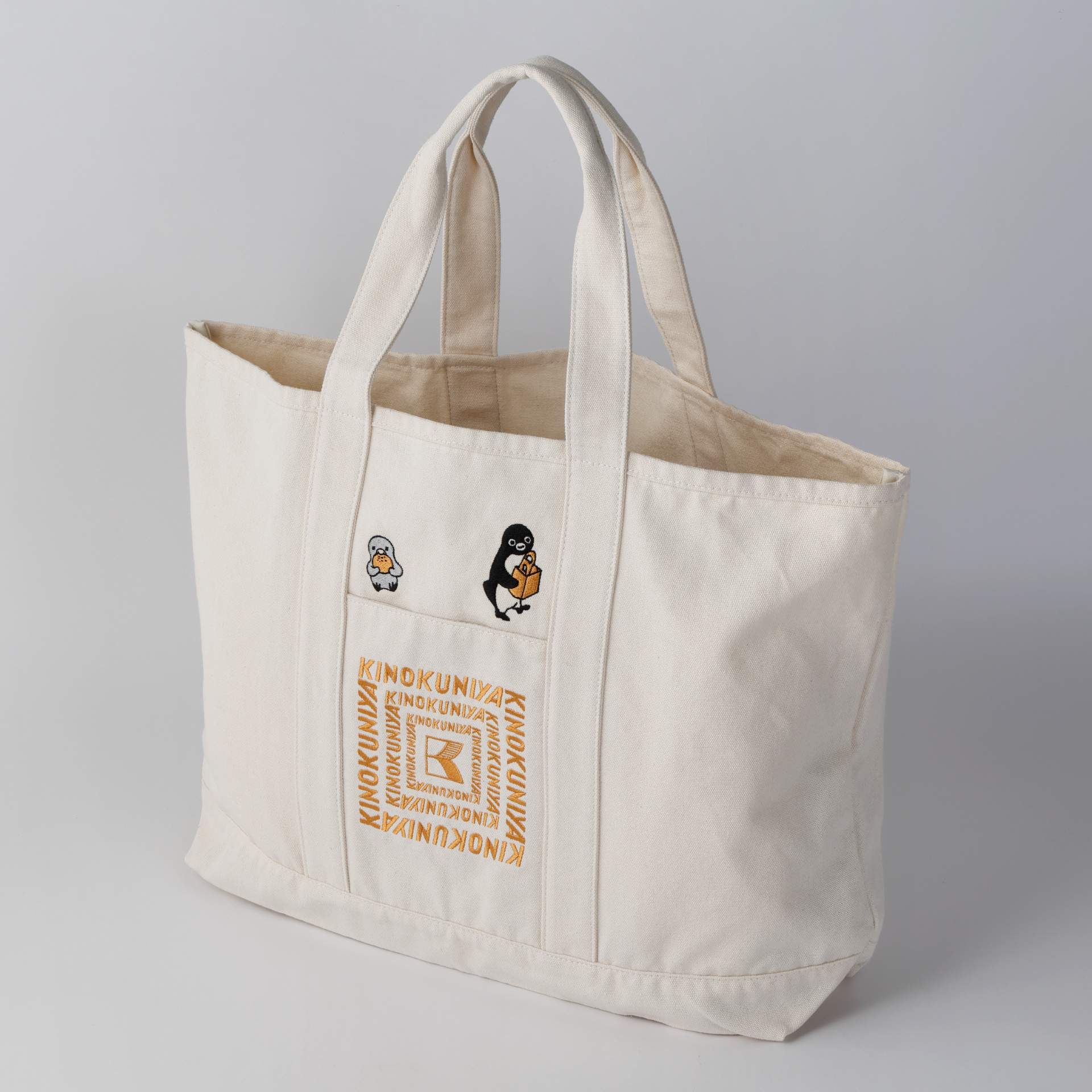 紀ノ国屋から「Suicaのペンギン」の刺繍がキュートなビッグトート登場