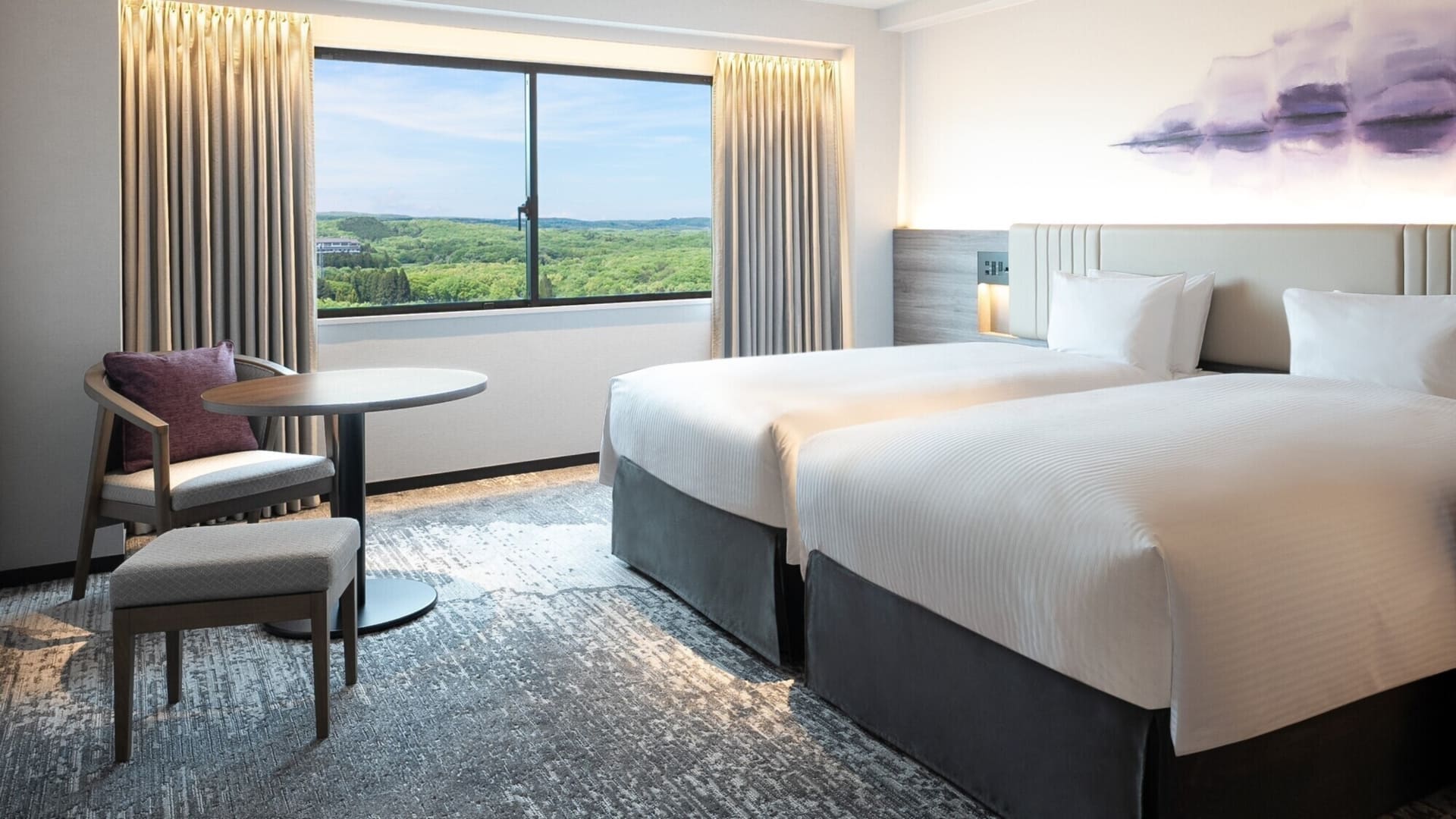 客室一例（スーペリアツイン マウンテンビュー）