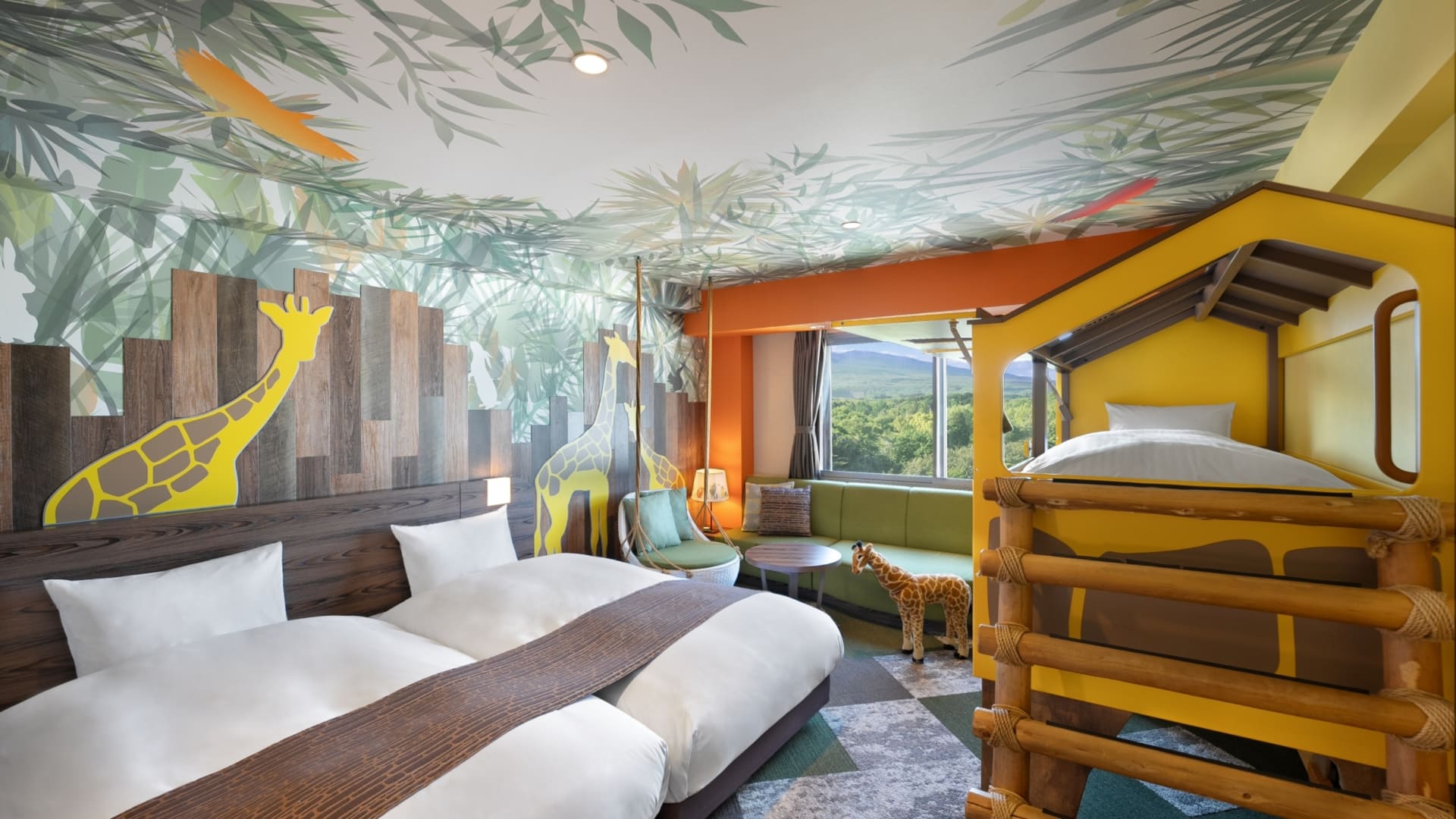 客室一例（スタンダードツインサファリキッズ）