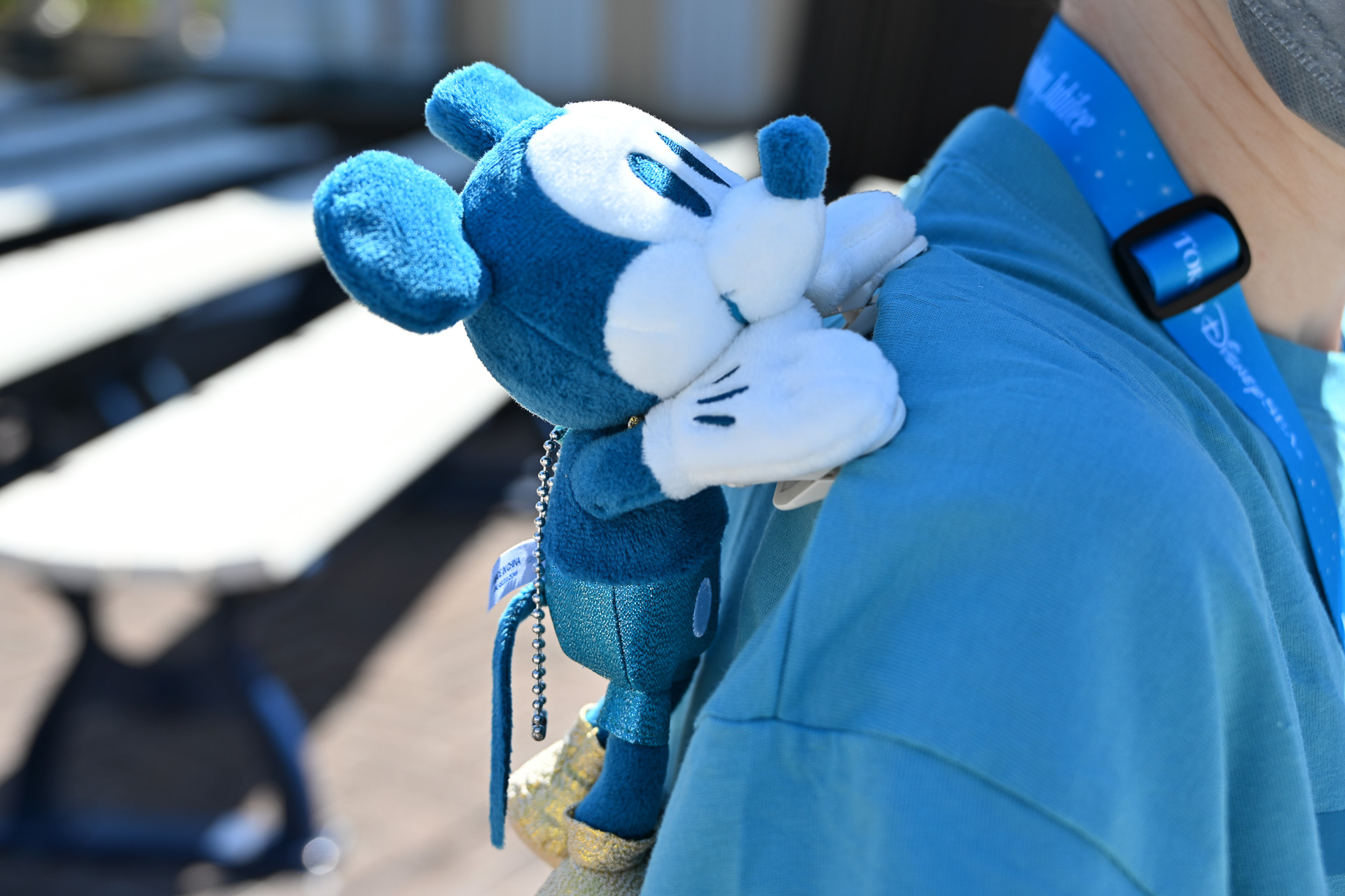 肩乗せ姿がキュート。くっつきぬいぐるみ （2500円）