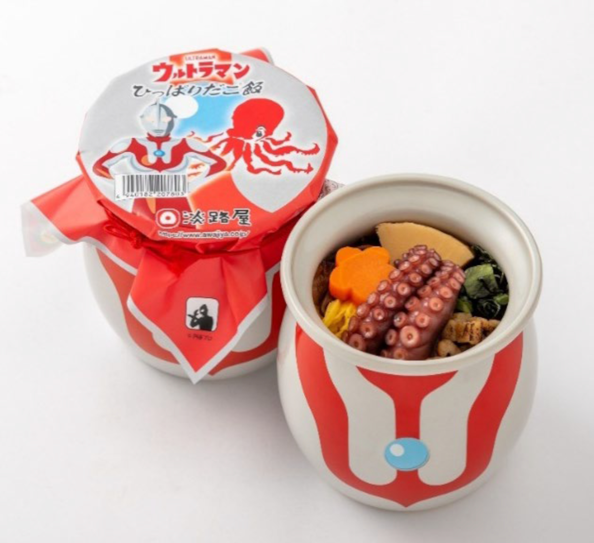 4月10日「駅弁の日」に「ウルトラマンひっぱりだこ飯」が発売