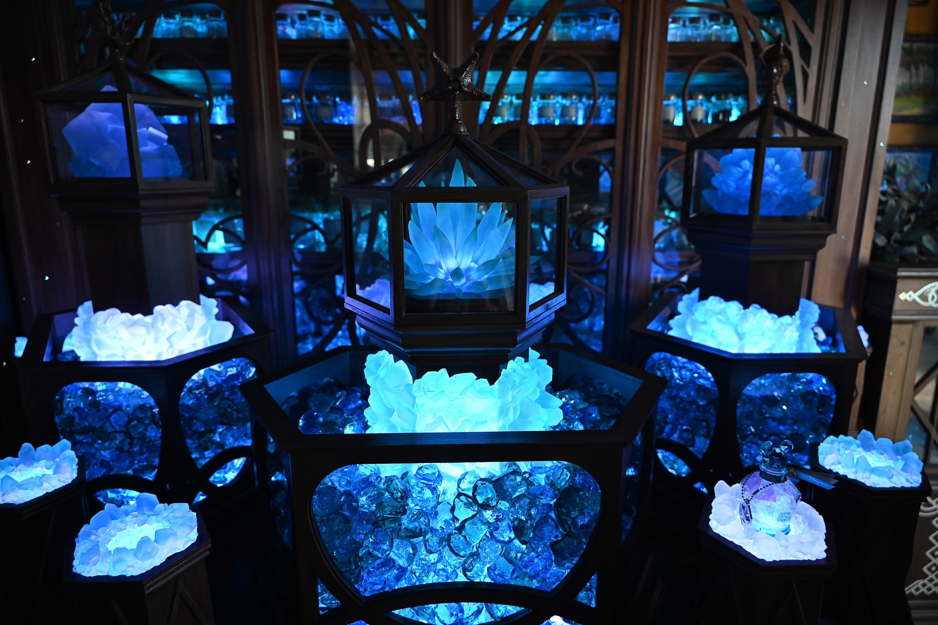 目を閉じてそっと“ジュビリーブルーストーン”をひとつ選ぶ