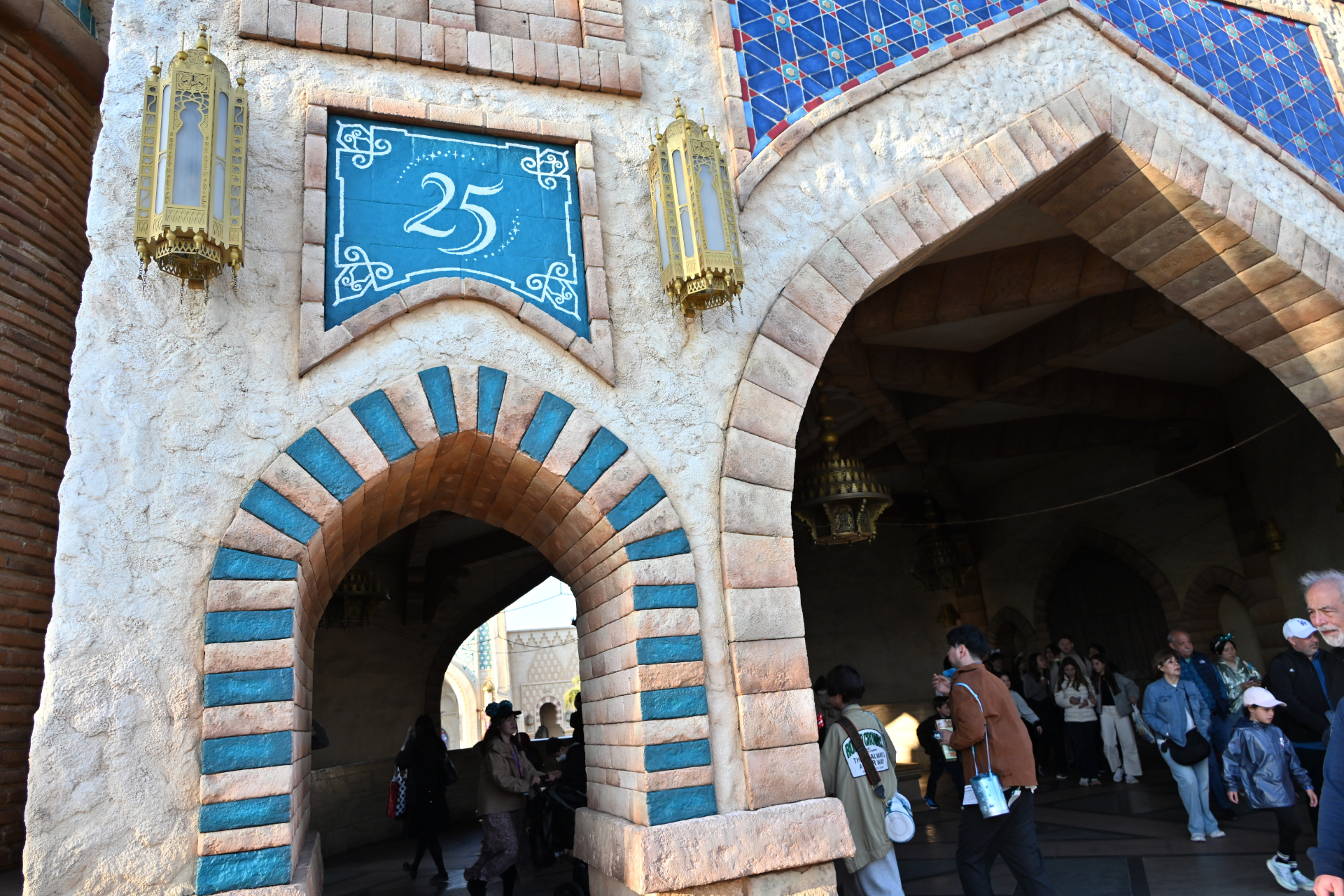 アラビアンコーストには特にこだわったデコレーションが見どころのエリア