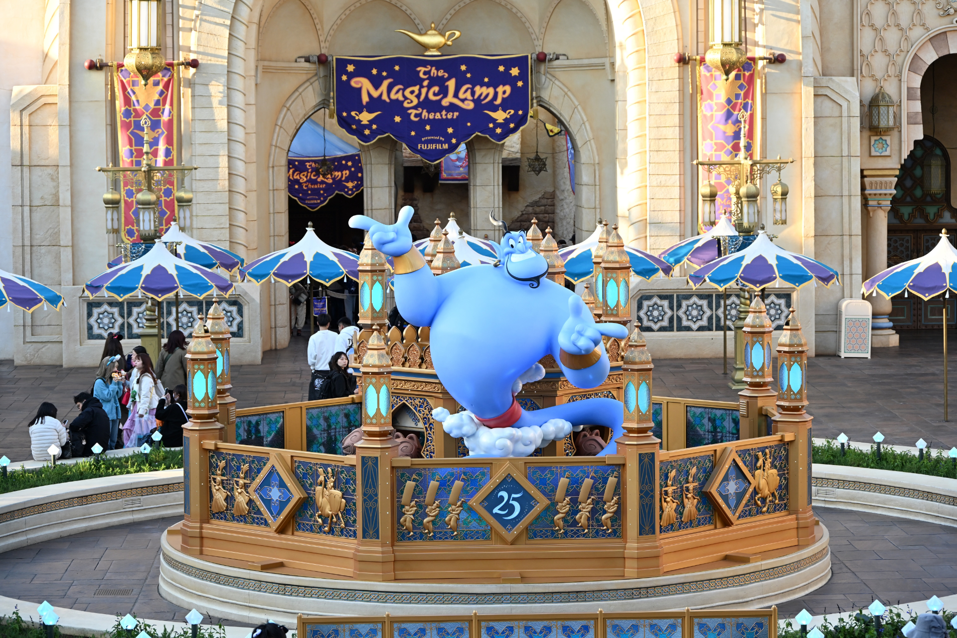 魔神・ジーニーのフォトスポットもあった