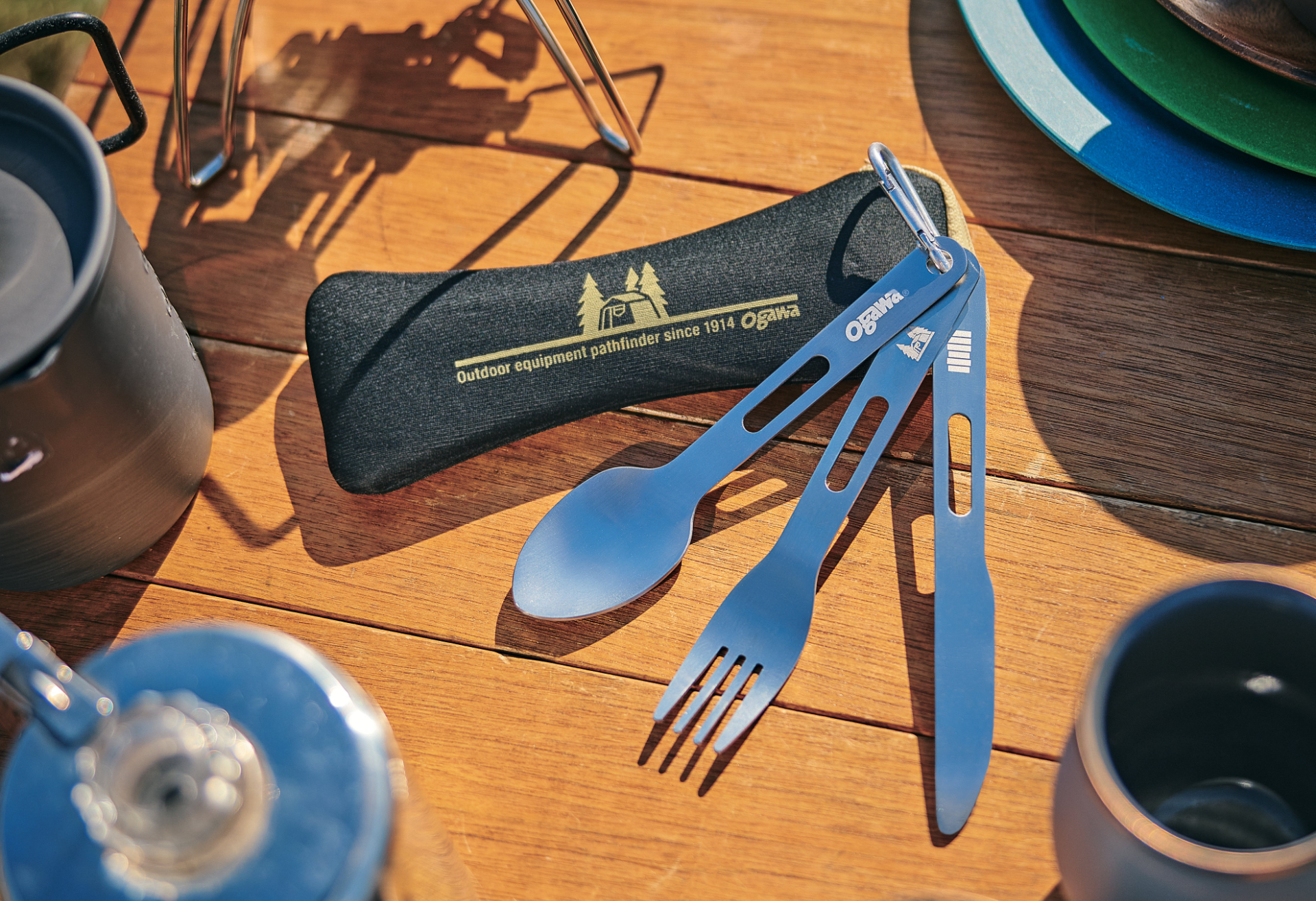 BE-PAL 5月号付録は、ogawaコラボのキャンプカトラリー3セット