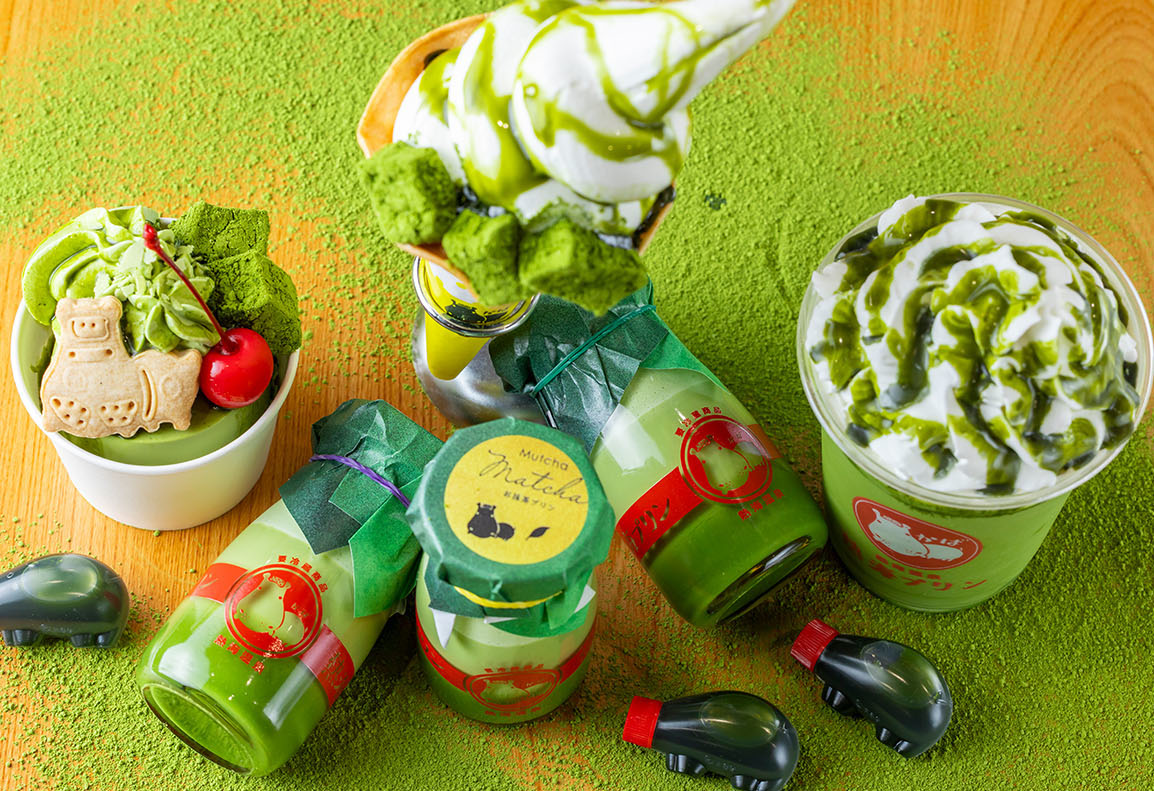 熱海プリン×丸七製茶「むっちゃ抹茶フェア」開催