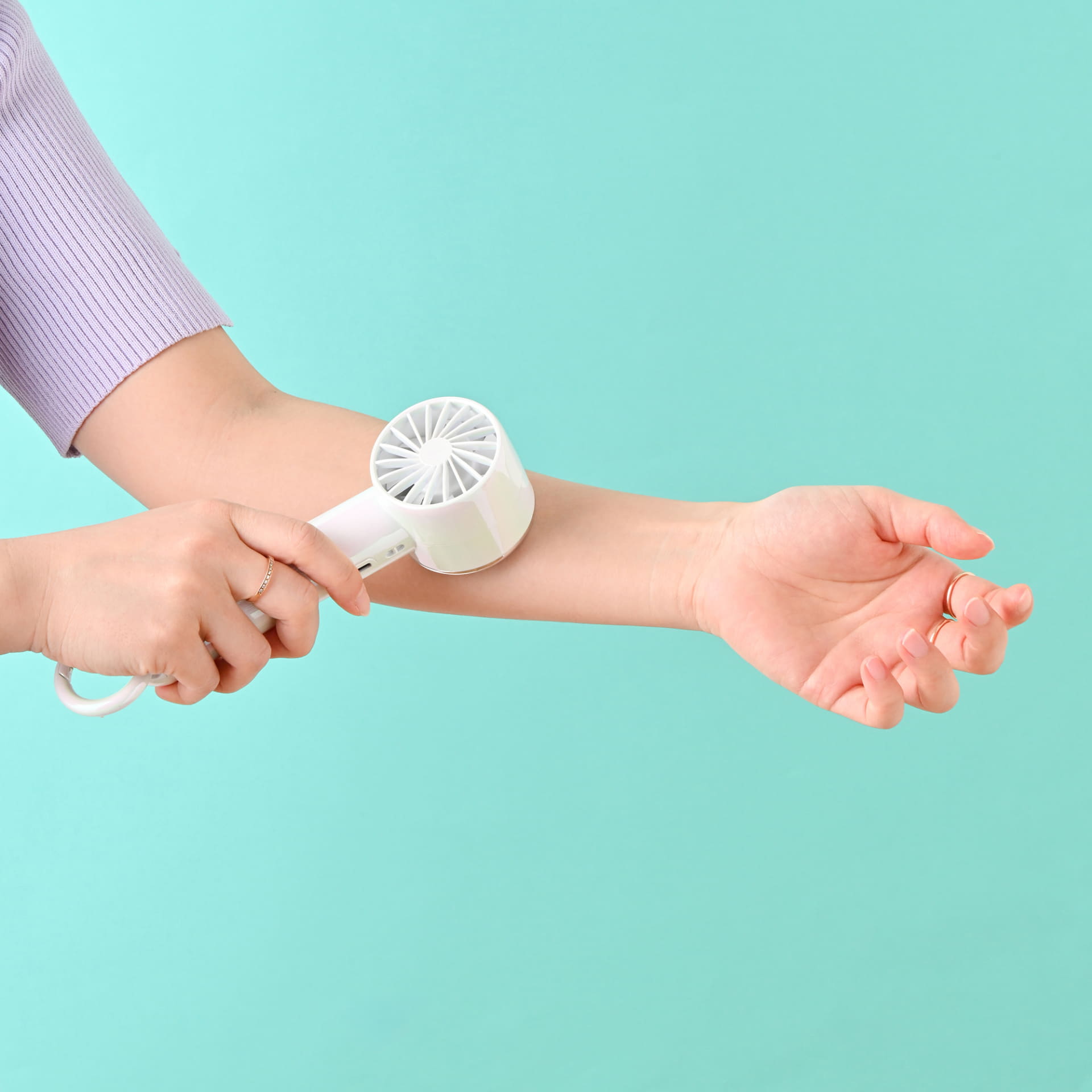 肌に直接当ててクールダウン