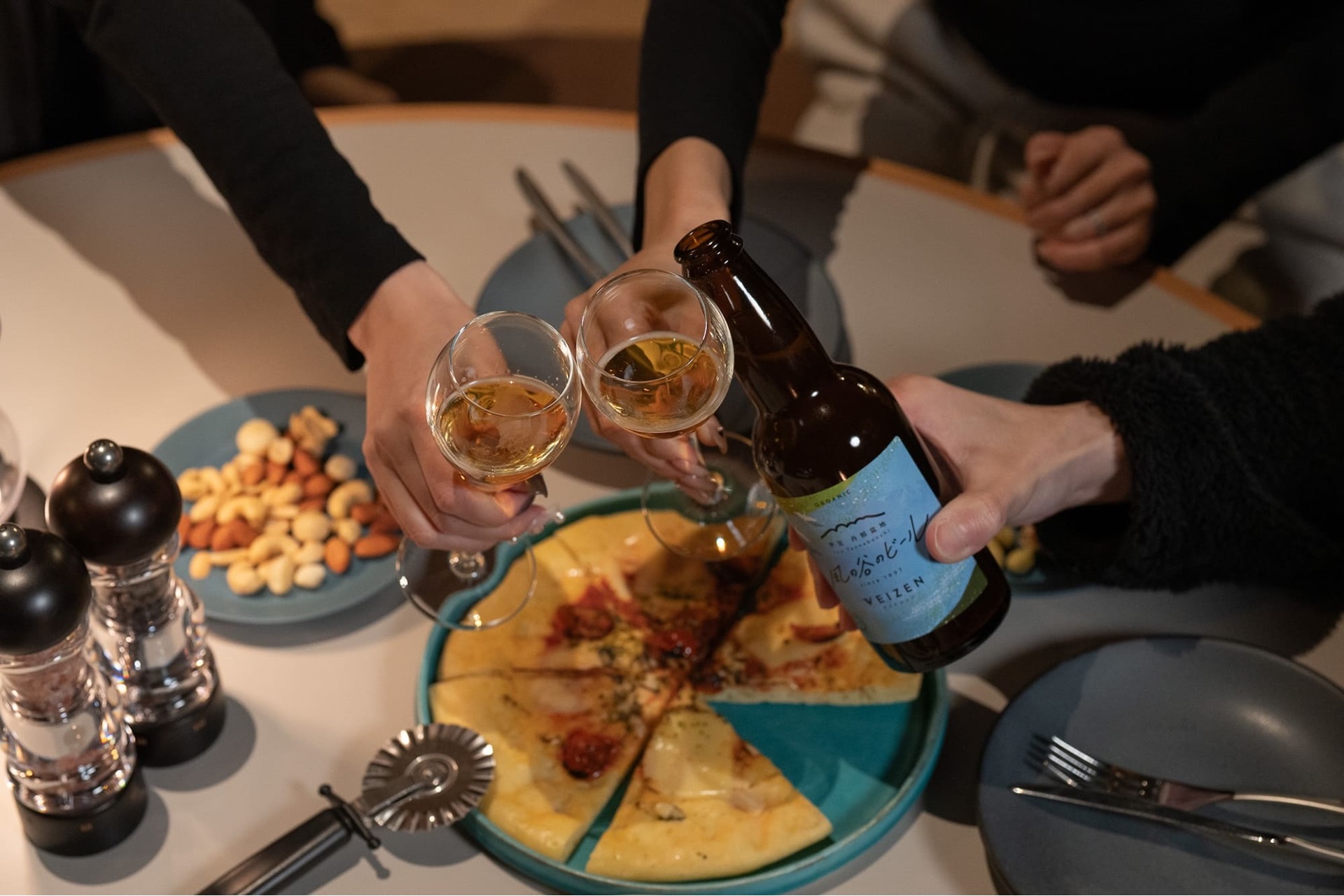 食事も完全プライベート空間でBBQディナーなど楽しめる