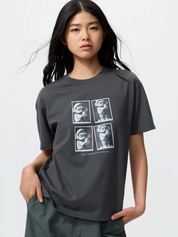 UNIQLO×POP MART コラボTシャツ Mサイズ 全4色セット 新品 ユニクロ、POP MART「モリー」Tシャツを4月24日発売。オーバーサイズの