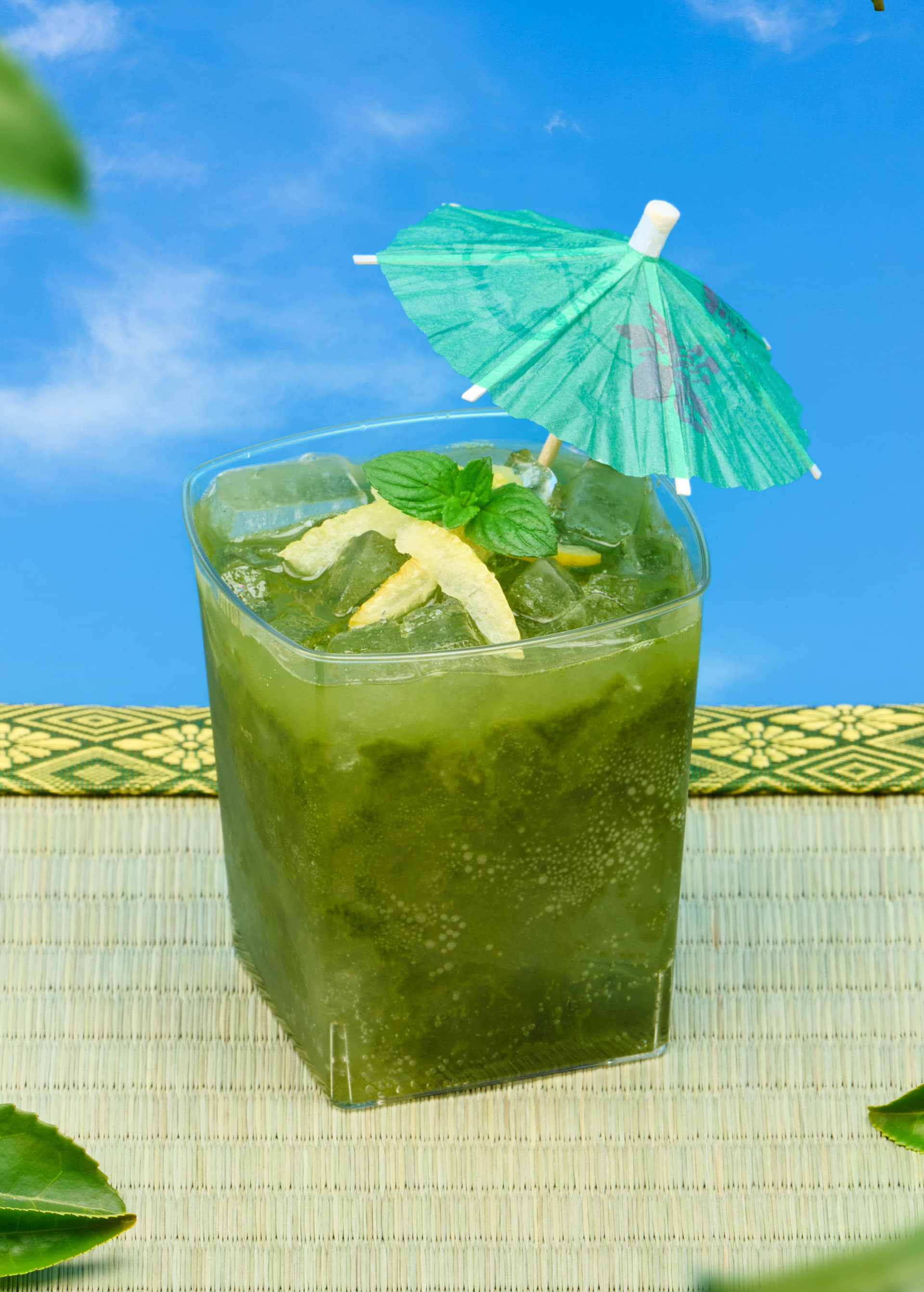 ゆず宇治抹茶ジンソーダ（1300円）