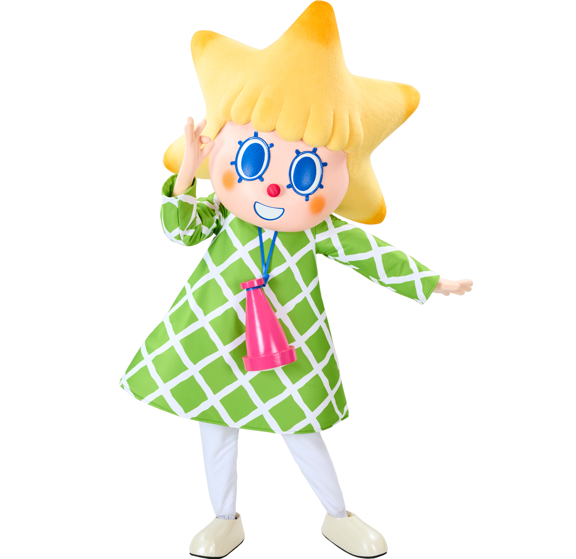 新緑をイメージした新衣装で登場する「ソラカラちゃん」のグリーティングを実施。4月23日～7月6日の各日6回（10時30分/12時/13時30分/15時/16時30分/18時）