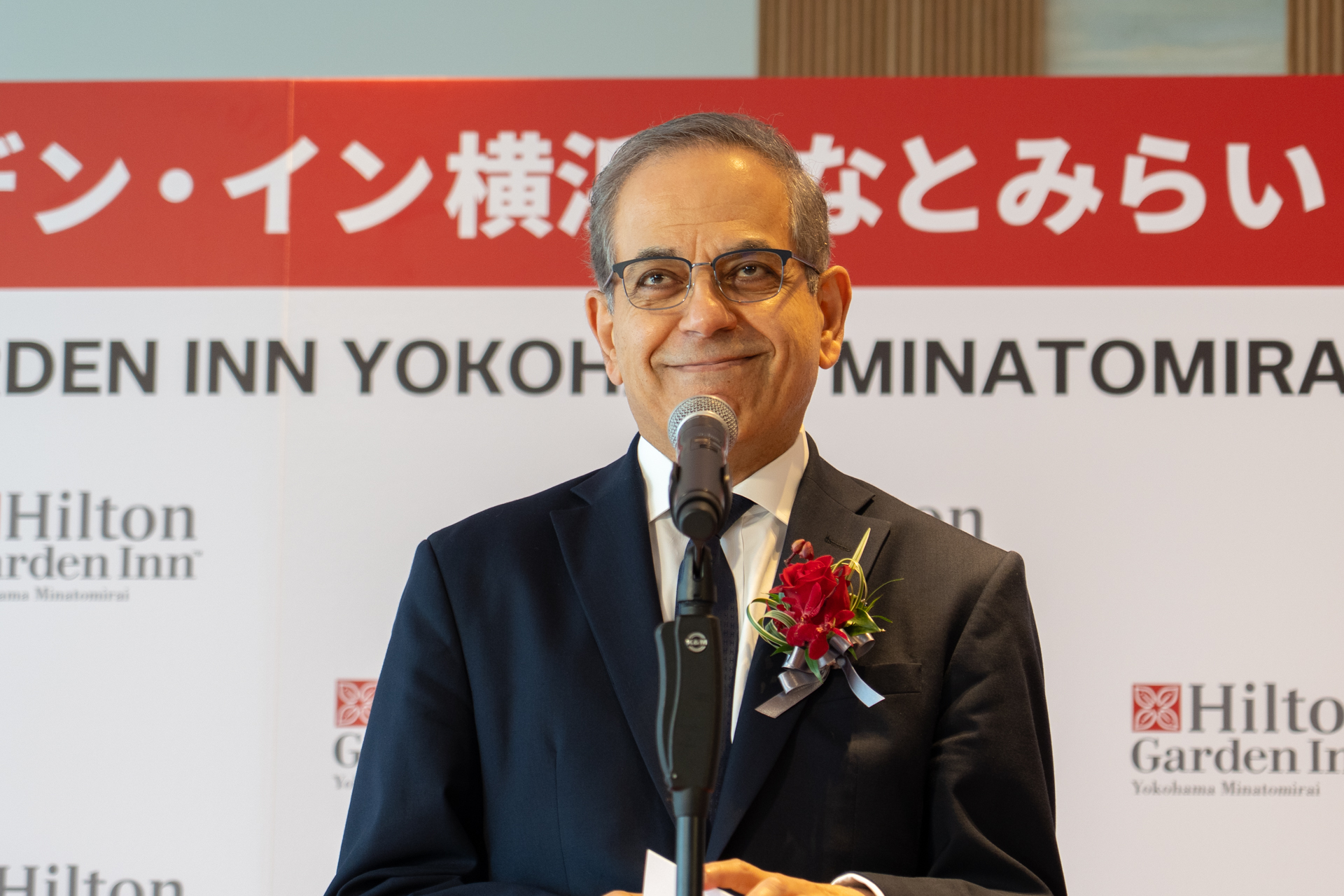 「日本の主要な経済・商業都市の1つ横浜に、ヒルトングループのプレゼンスを拡大できたのは私たちにとって重要な節目」と語ったヒルトン 日本・韓国・ミクロネシア地区 代表 ジョセフ・カイララ氏