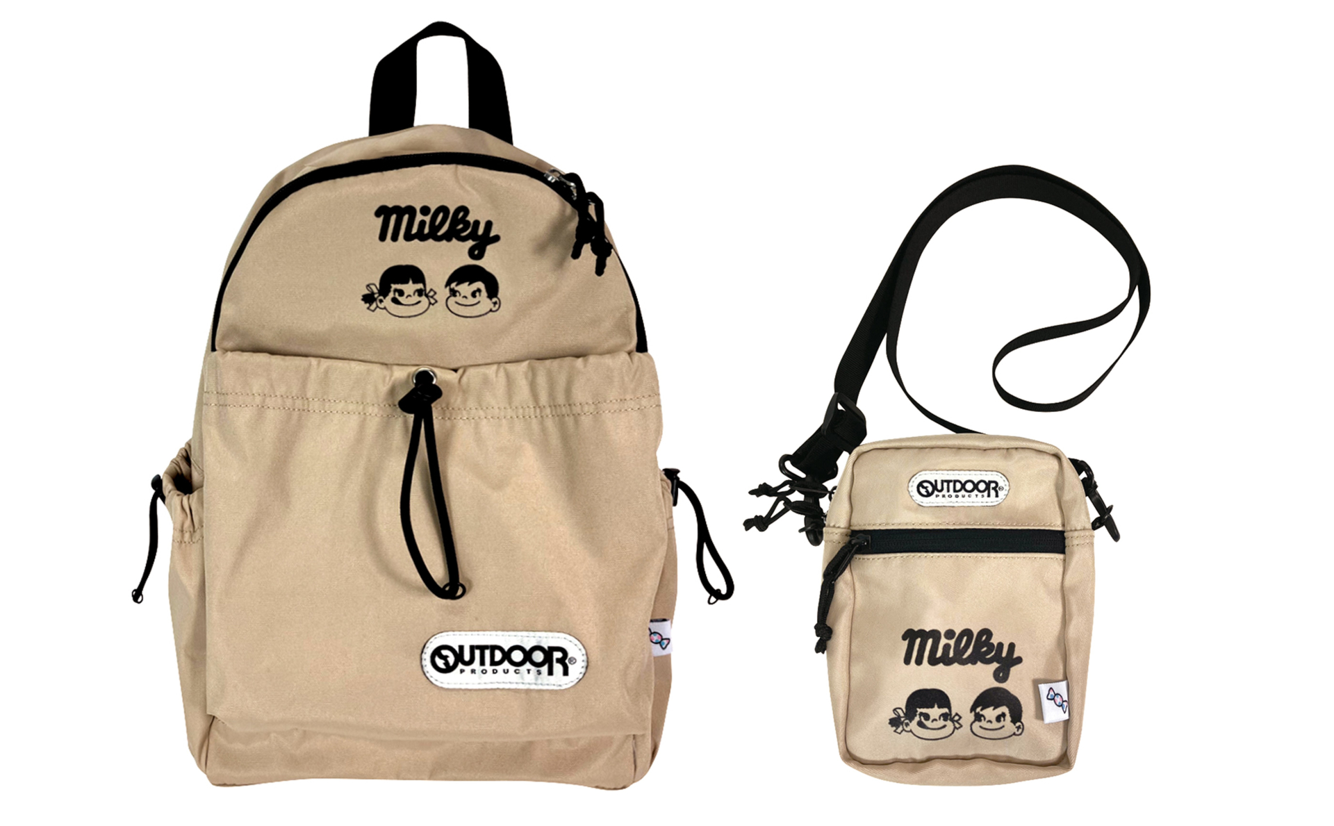 不二家「ミルキー」の発売75周年を記念したリュック＆ショルダーバッグが登場