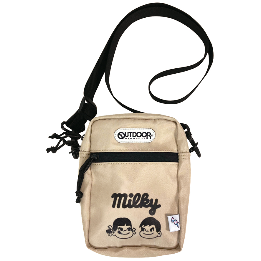 不二家ミルキー×OUTDOOR PRODUCTS、軽量リュックとショルダーバッグを4