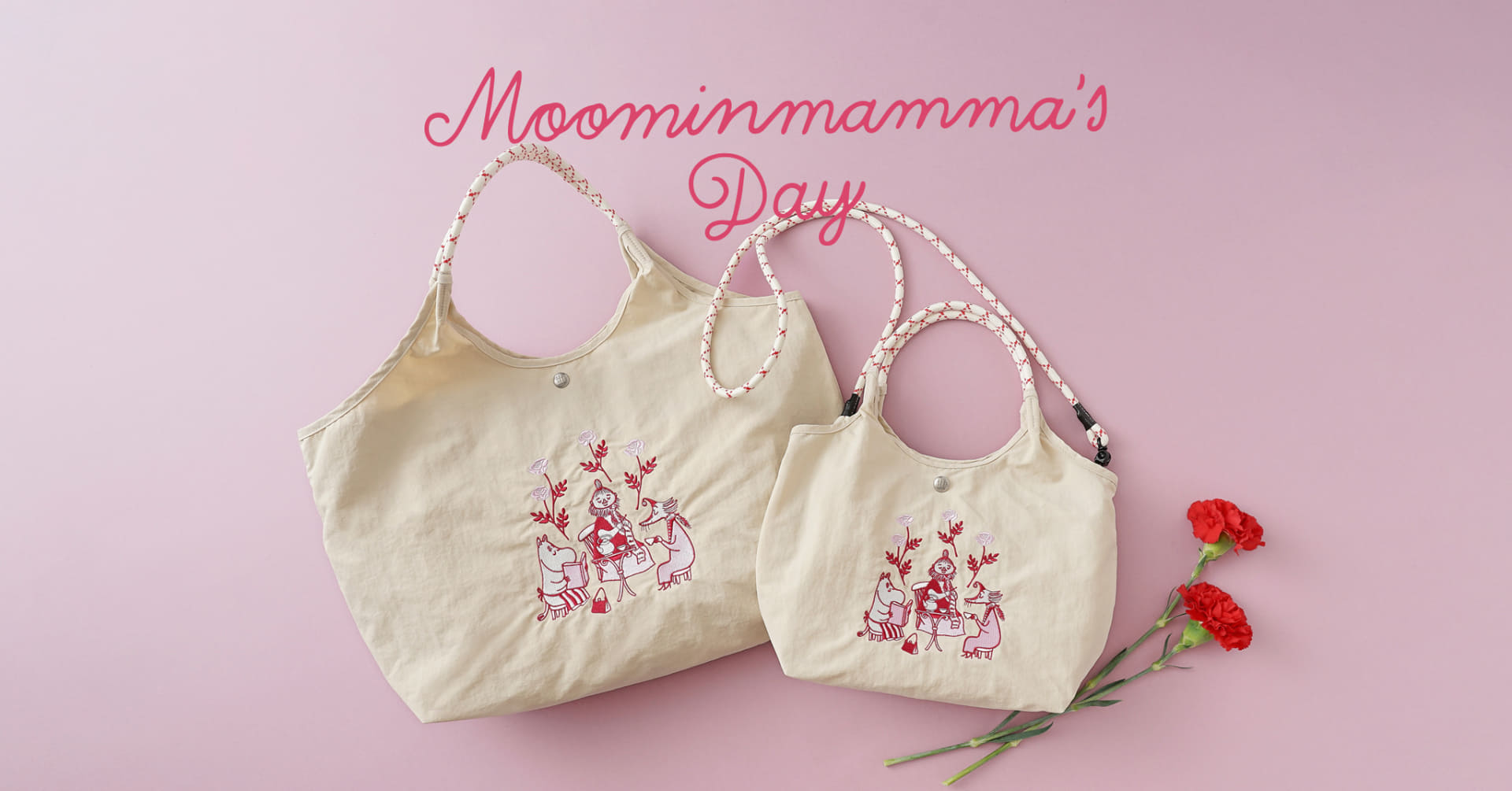 ティ・ツウ・オーから母の日に贈りたいムーミン刺繍バッグ発売