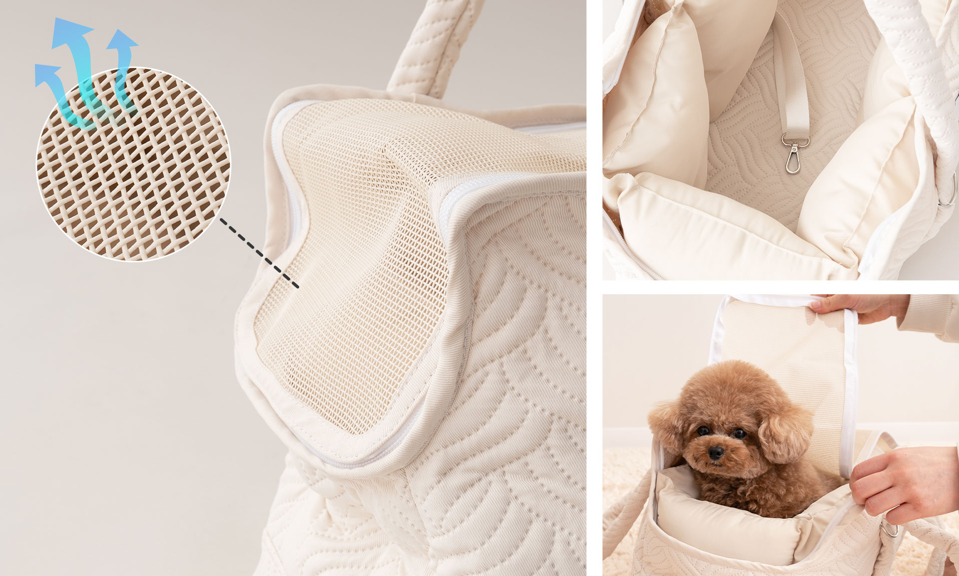 顔の部分にメッシュカバーを装備