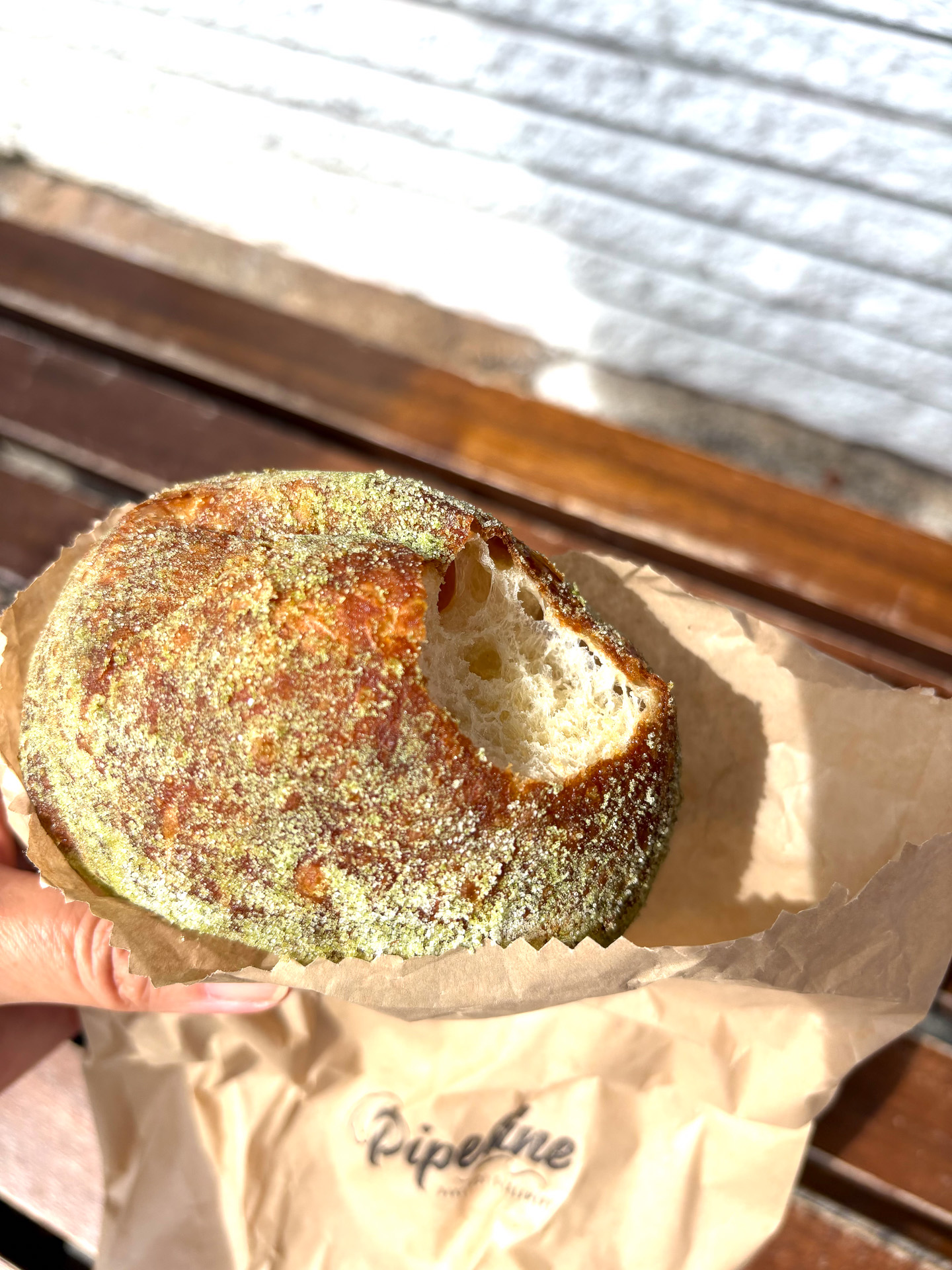 フレーバーはココア、コーヒー、リヒンのほか、スペシャルで抹茶など。1つ2.65ドル