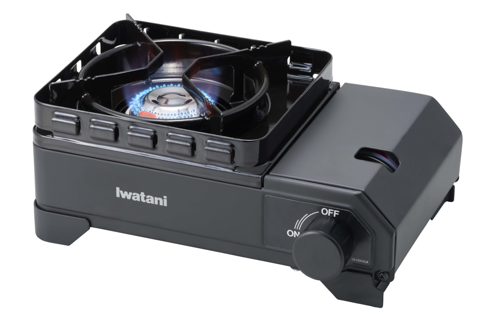 「X」のような形状の新型ごとくを搭載しているため、小型クッカーやシェラカップ、コーヒーケトルなどが置ける