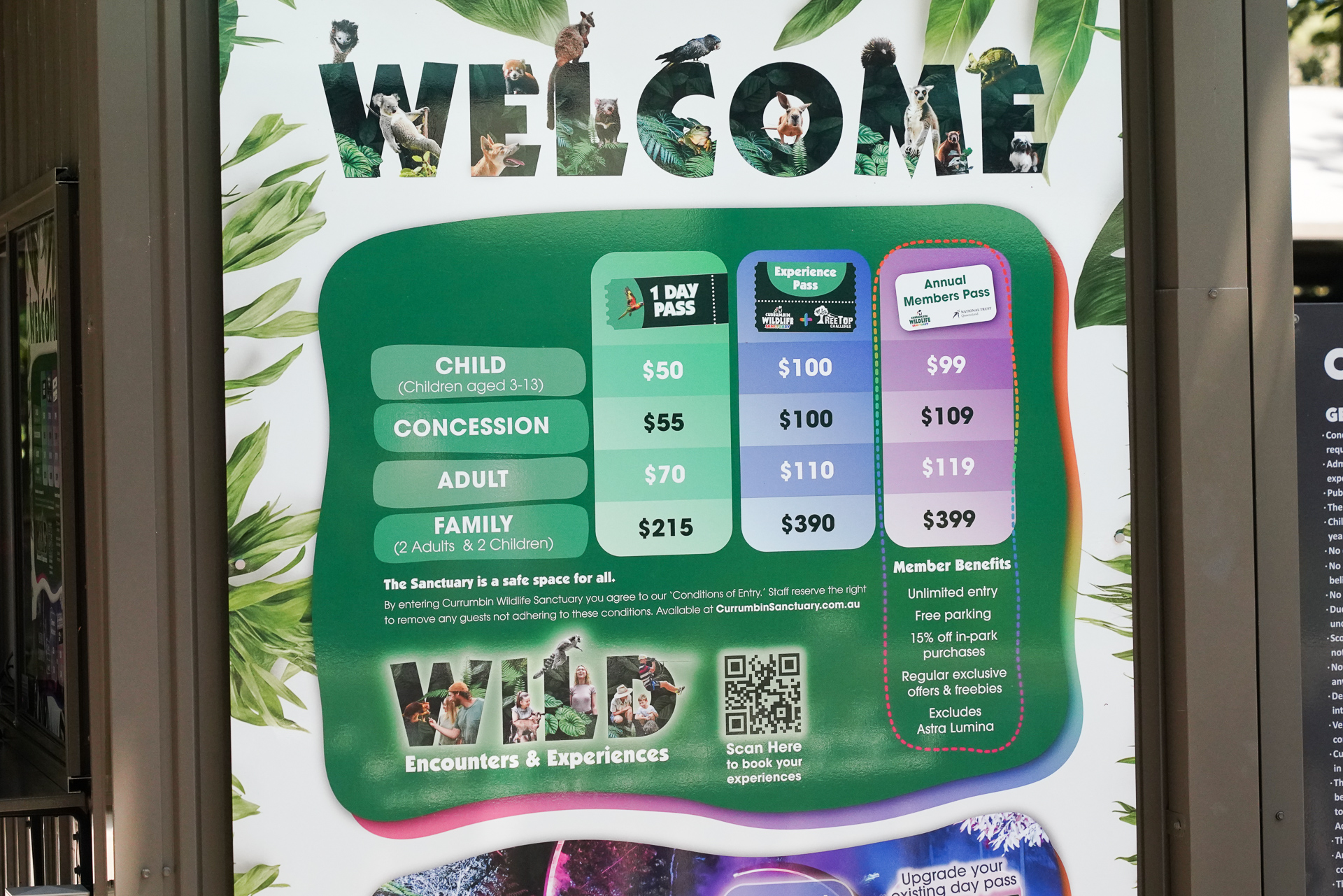 入場料は大人70AUD