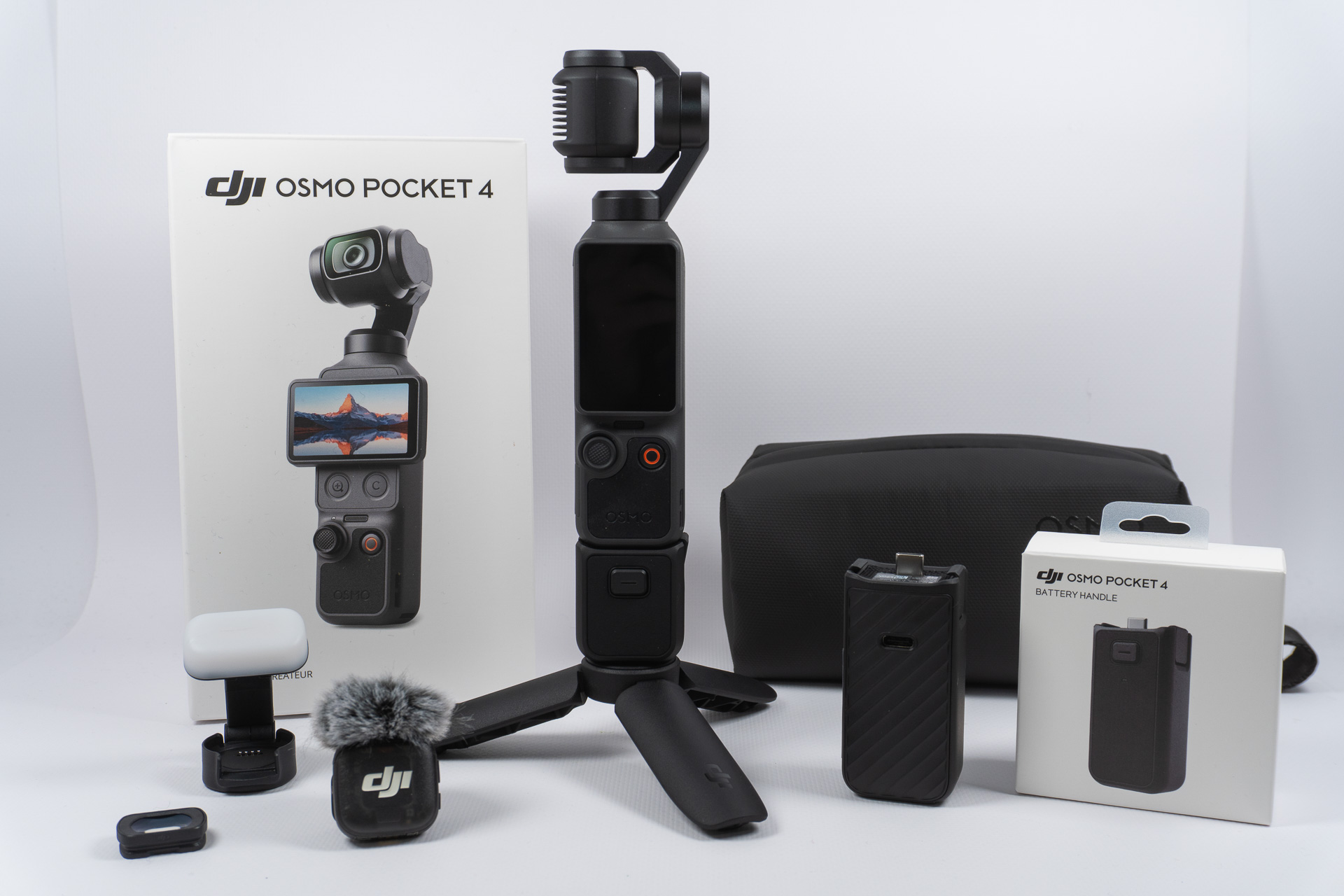 Osmo Pocket 4 クリエイターコンボとバッテリーハンドルを使ってみた