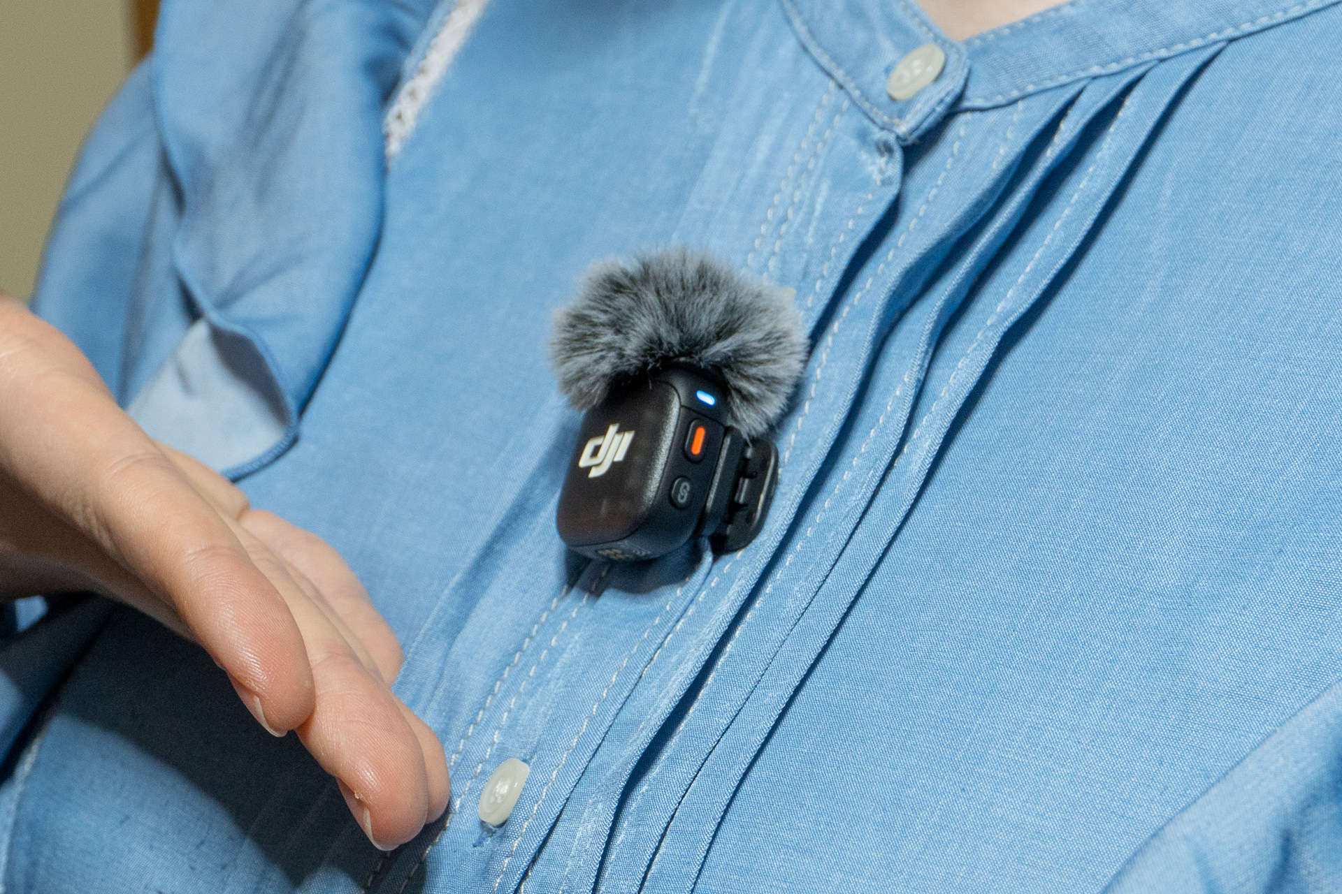 DJI Mic 3を使うには電源を入れるだけ！　ペアリングなど面倒な設定がない