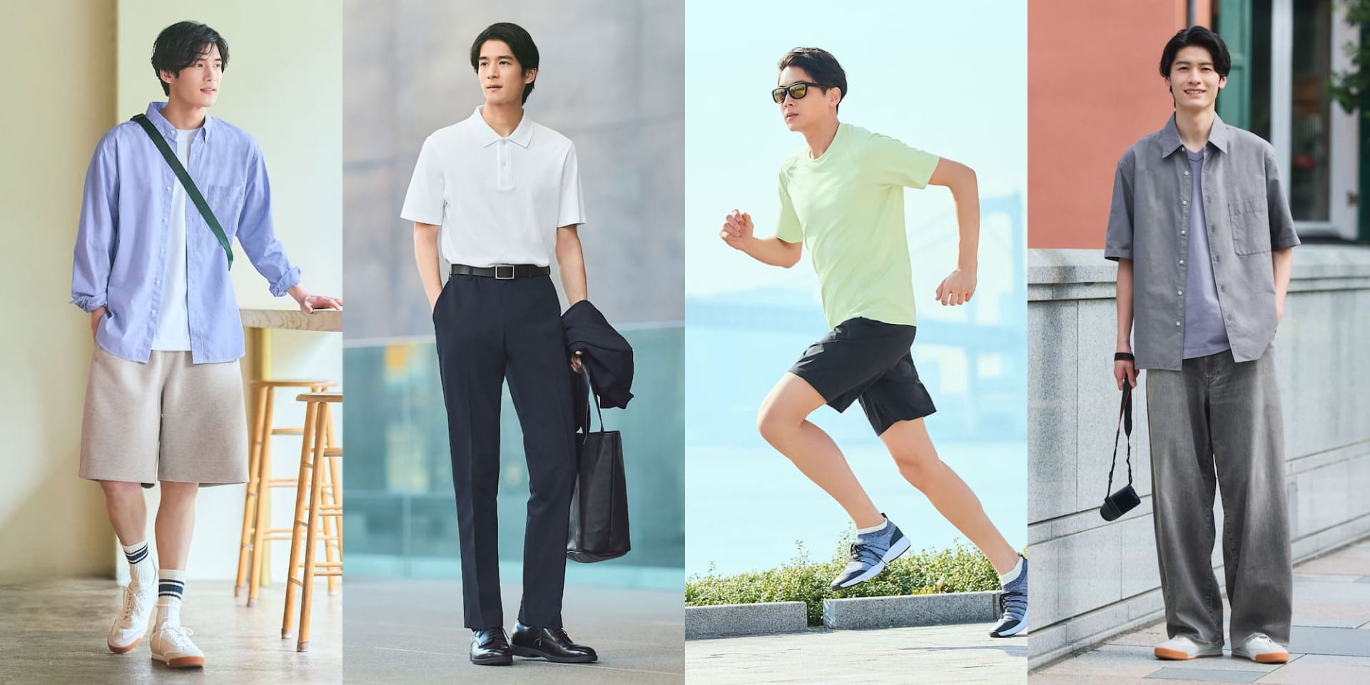 初夏のお出かけやアウトドア、仕事、ワークアウトなど、快適＆おしゃれに着られるアイテムとシーン別コーデはGW特設サイトに掲載