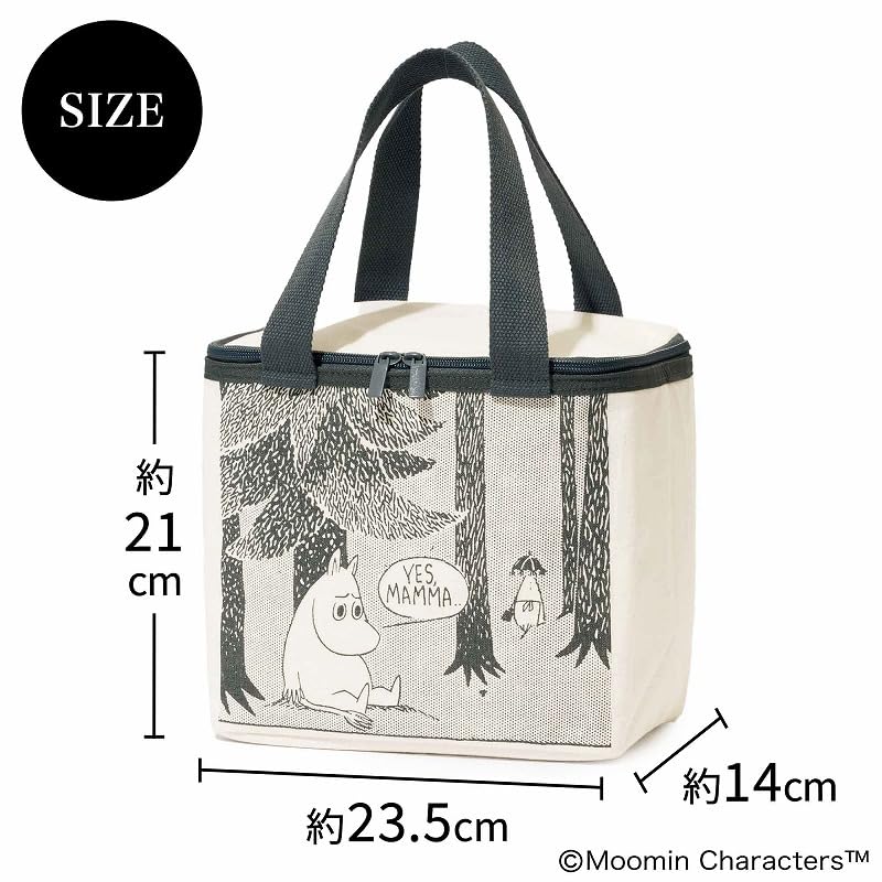 ダブルファスナーでフタを開閉。中はこんな感じでマチも深さもあるので、食材や飲み物がたっぷり入る