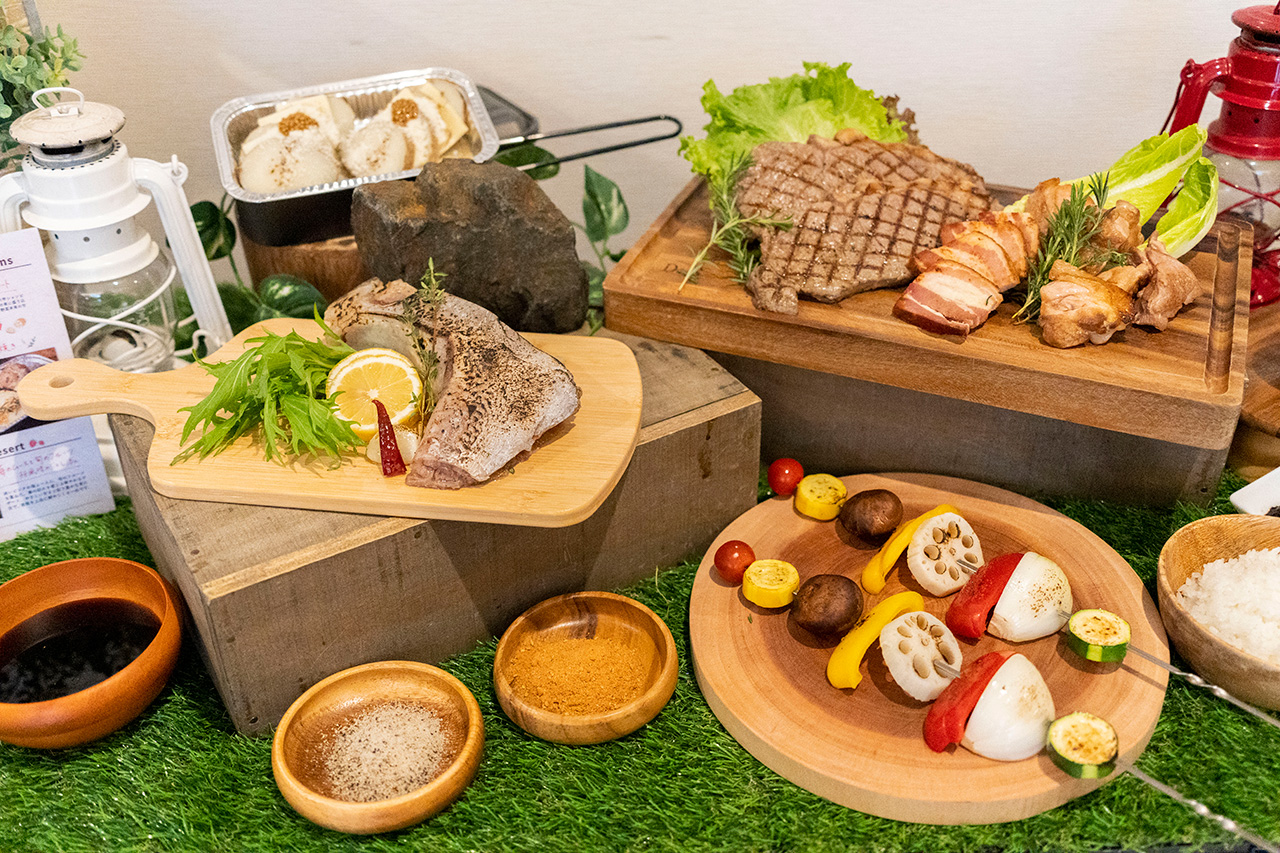 はりま姫牛リブロースステーキをメインにした春のプレミアムプラン（8800円）