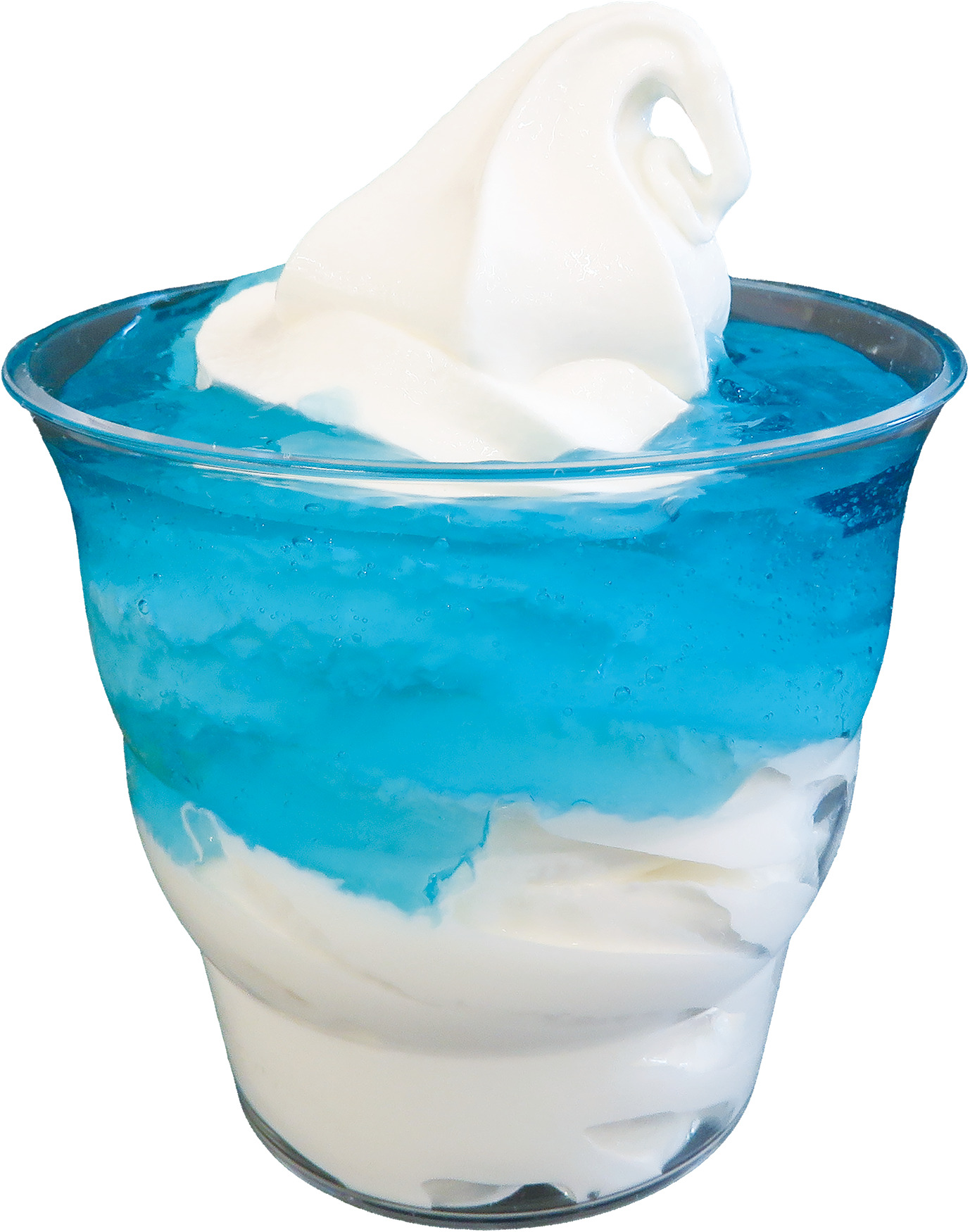 【東北道岩手山SA下り線】八幡平ドラゴンアイブルーソフトクリーム（540円）