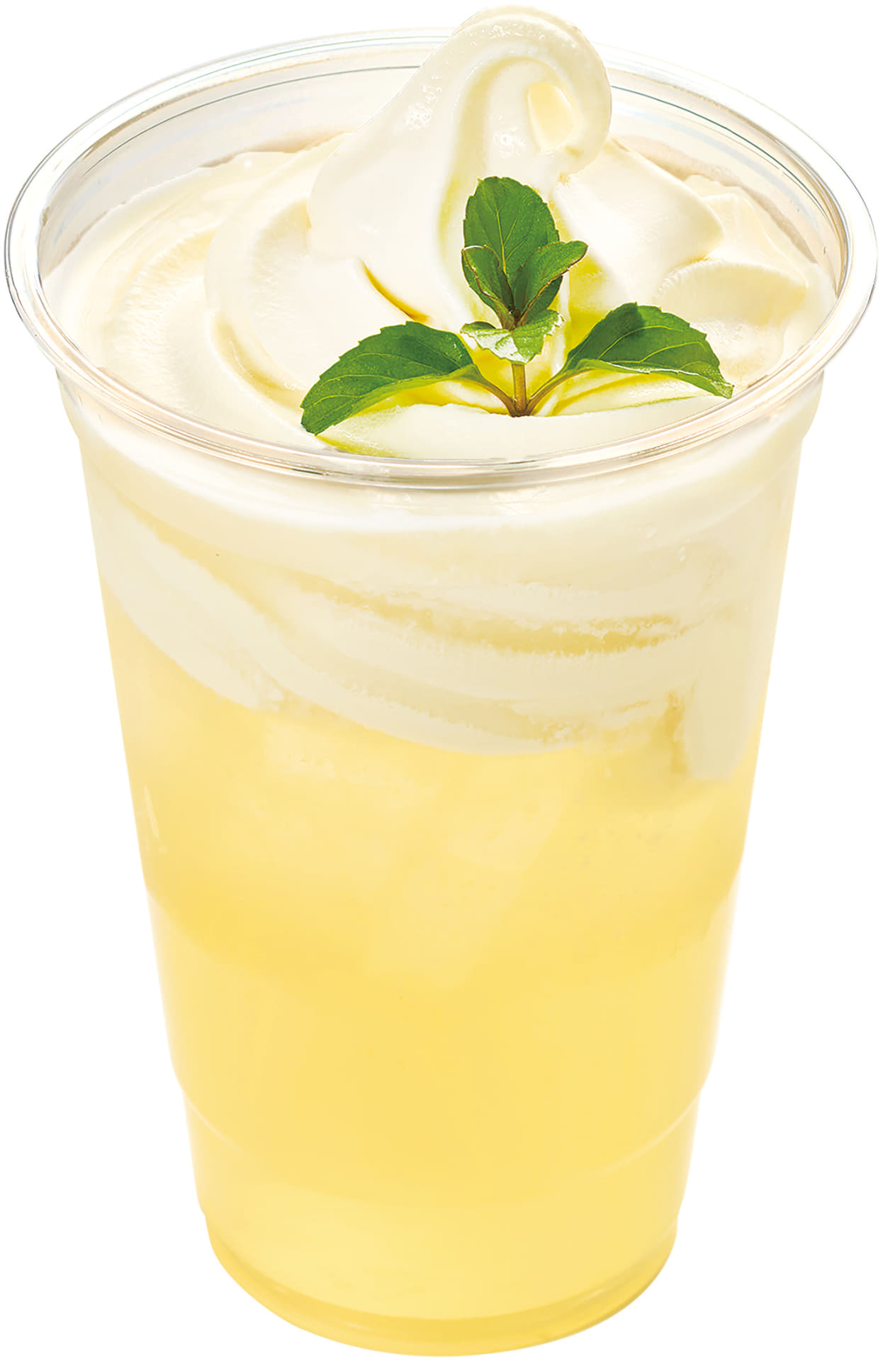 【東北道国見SA上り線】黄金桃サイダーフロート（600円）