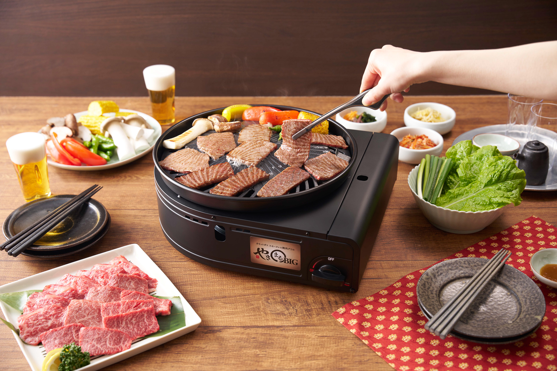 イワタニが焼肉グリル「やきまるBIG」を発売