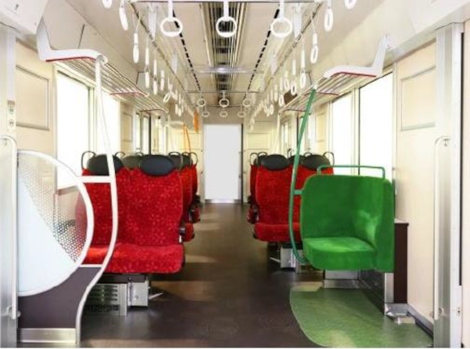 新型車両6A系のクロスシート