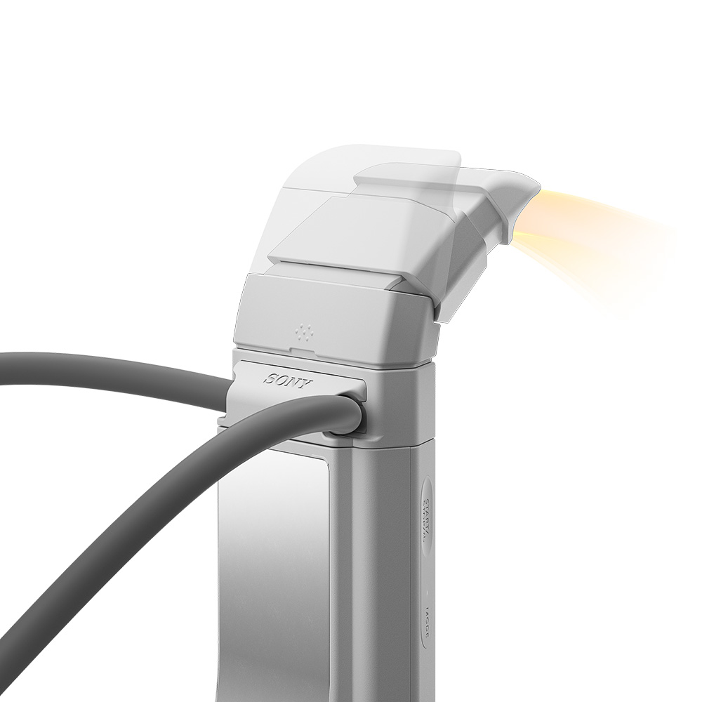 エアフローパーツは長さと角度を調節できる新設計に