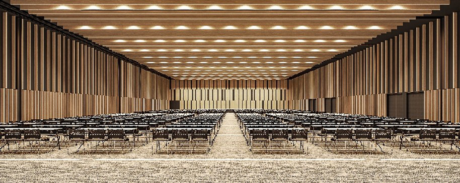 1600人収容のMICE施設